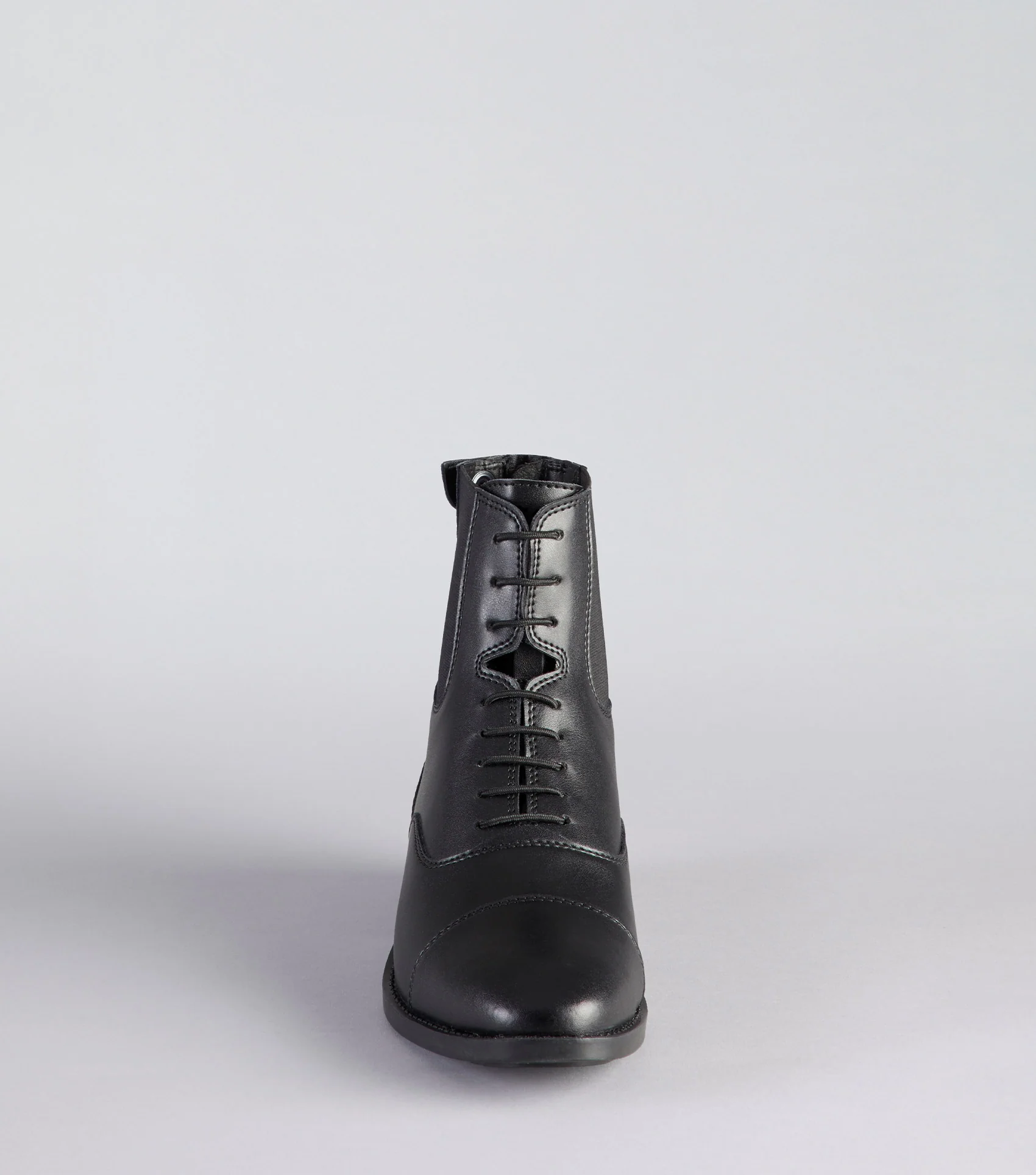 SALE - Acento Synthetic Paddock Boots Black - Image 4