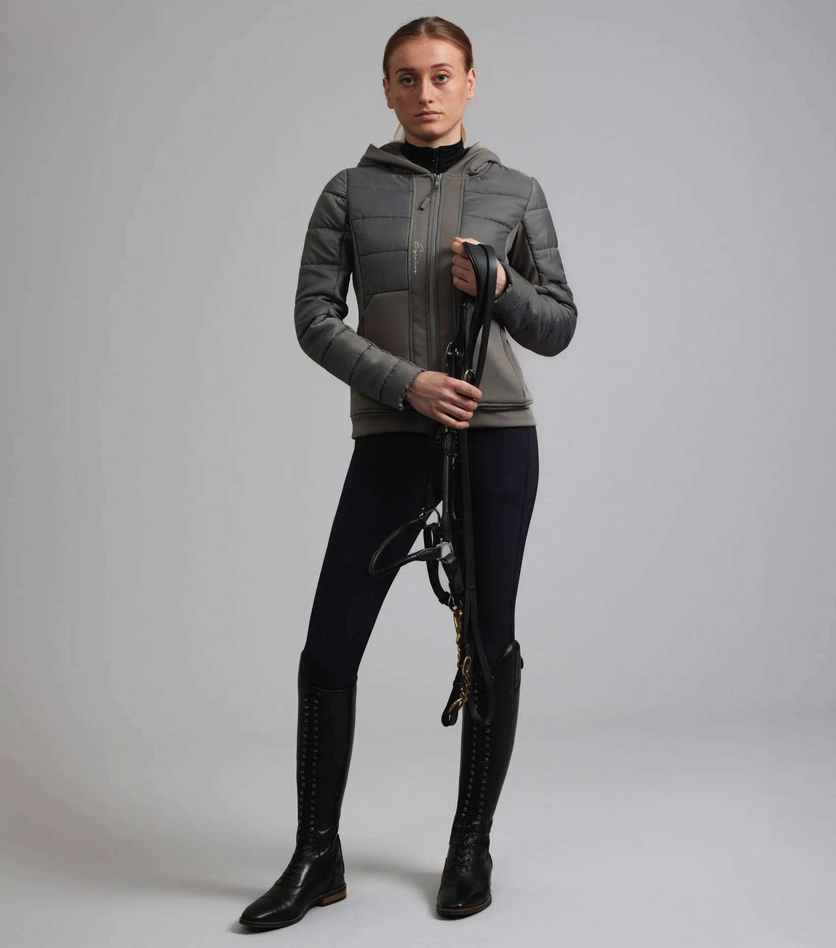 SALE - Agata Ladies Riding Jacket Anthracite - Image 6