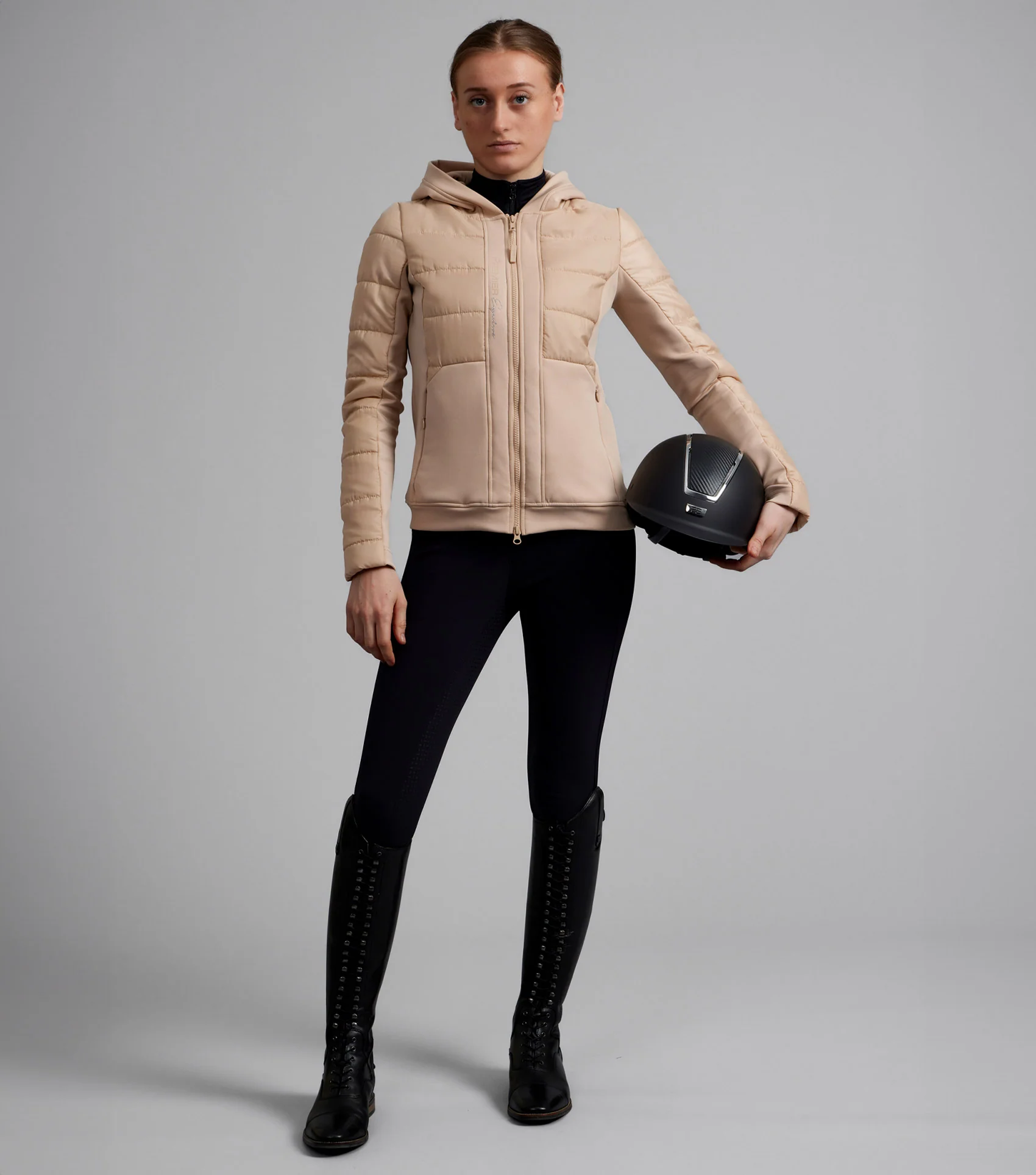 SALE - Agata Ladies Riding Jacket Champagne - Image 6
