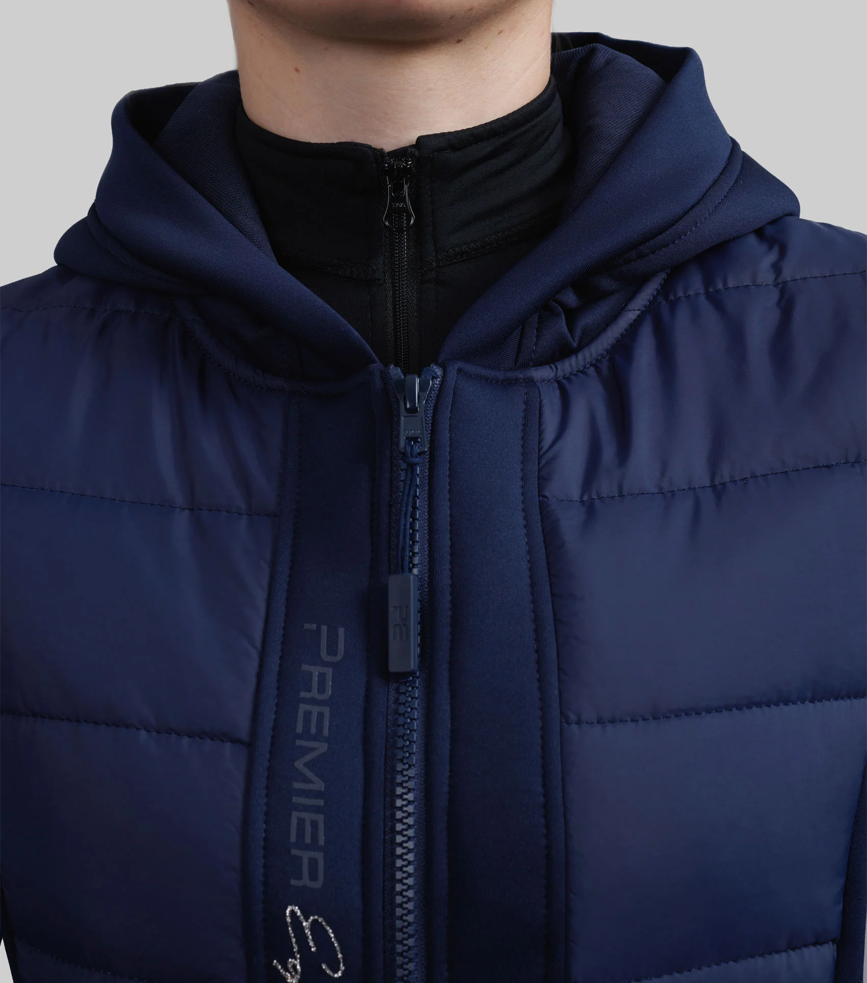 SALE - Agata Ladies Riding Jacket Navy - Image 3
