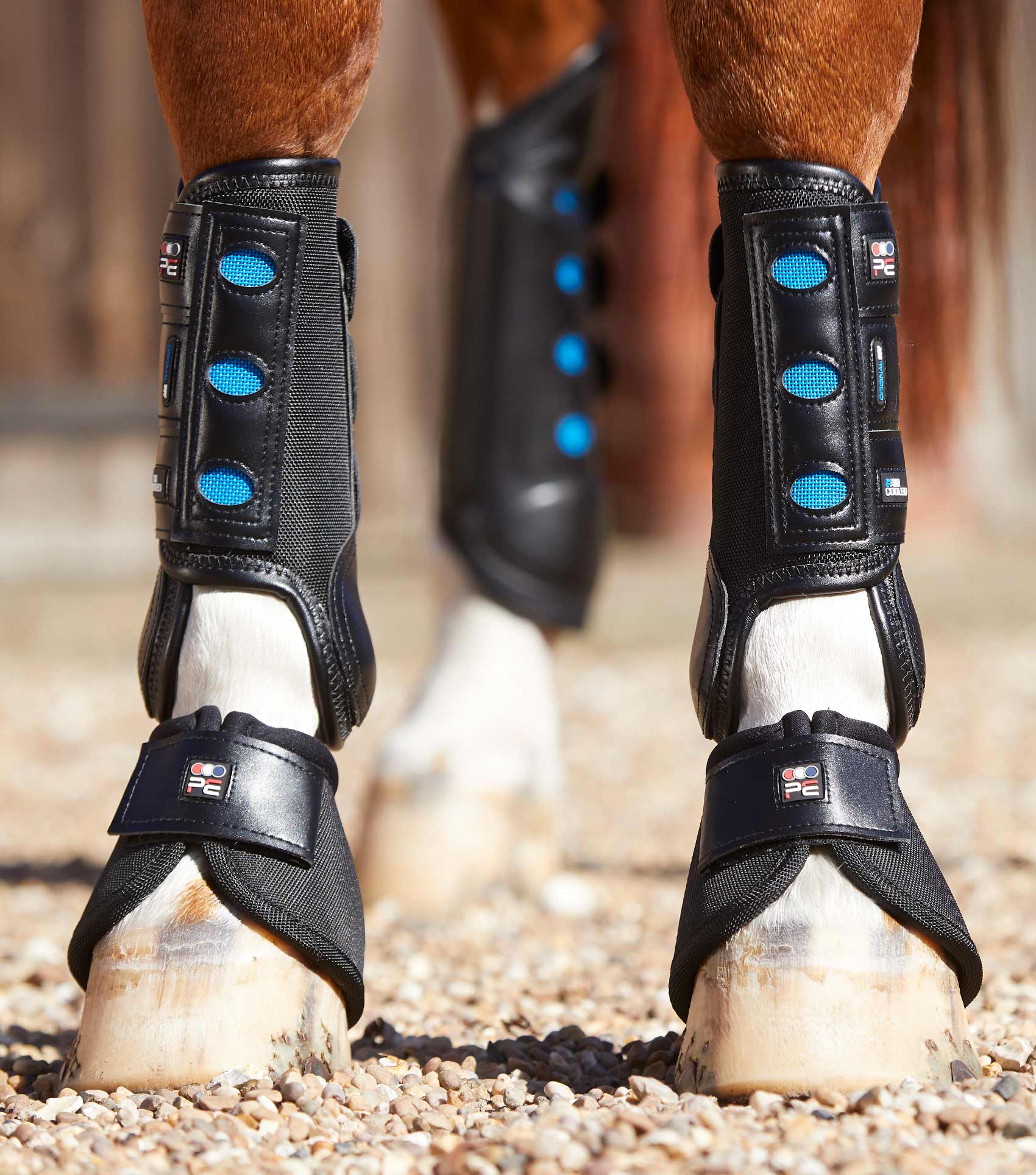 Air Cooled Original Eventing Boots Black Front - Image 5