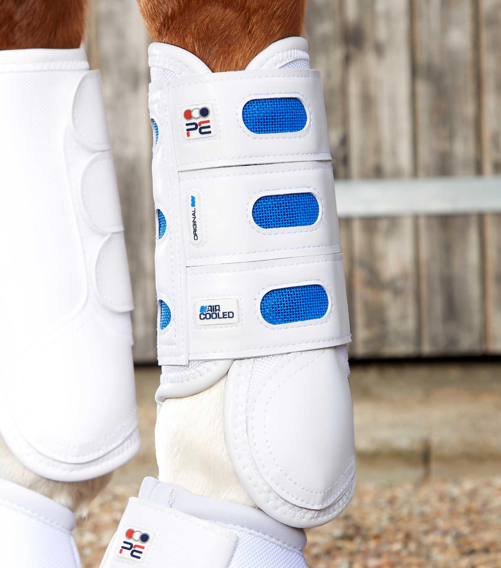 Air Cooled Original Eventing Boots White Front - Image 4