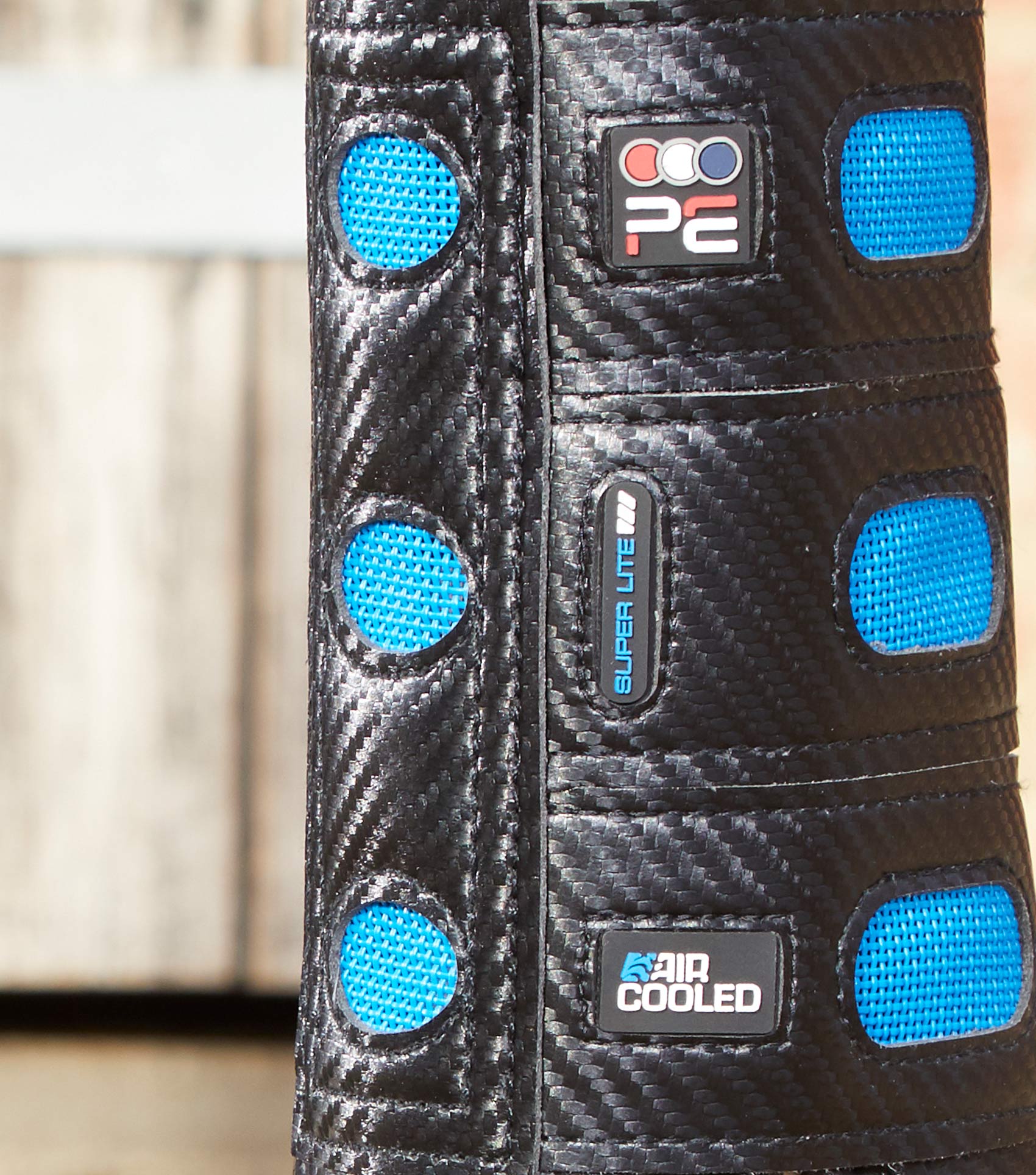 Air Cooled Super Lite Carbon Tech Eventing/Racing Boots Black Front - Image 6