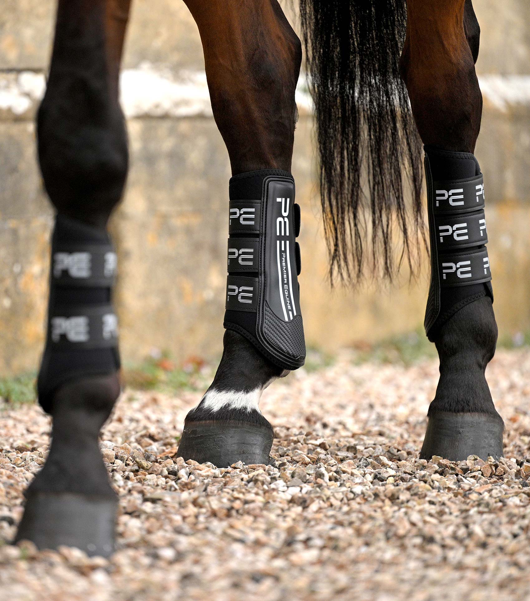 Air Velox Single Locking Brushing Boots Black - Image 6
