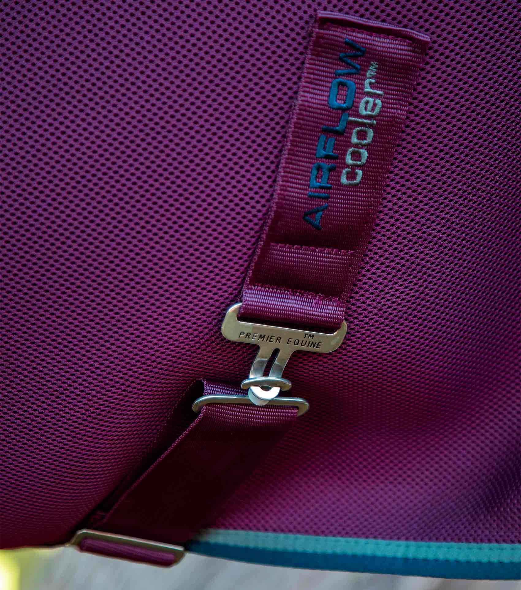 Airflow Cooler Rug Burgundy - Image 4