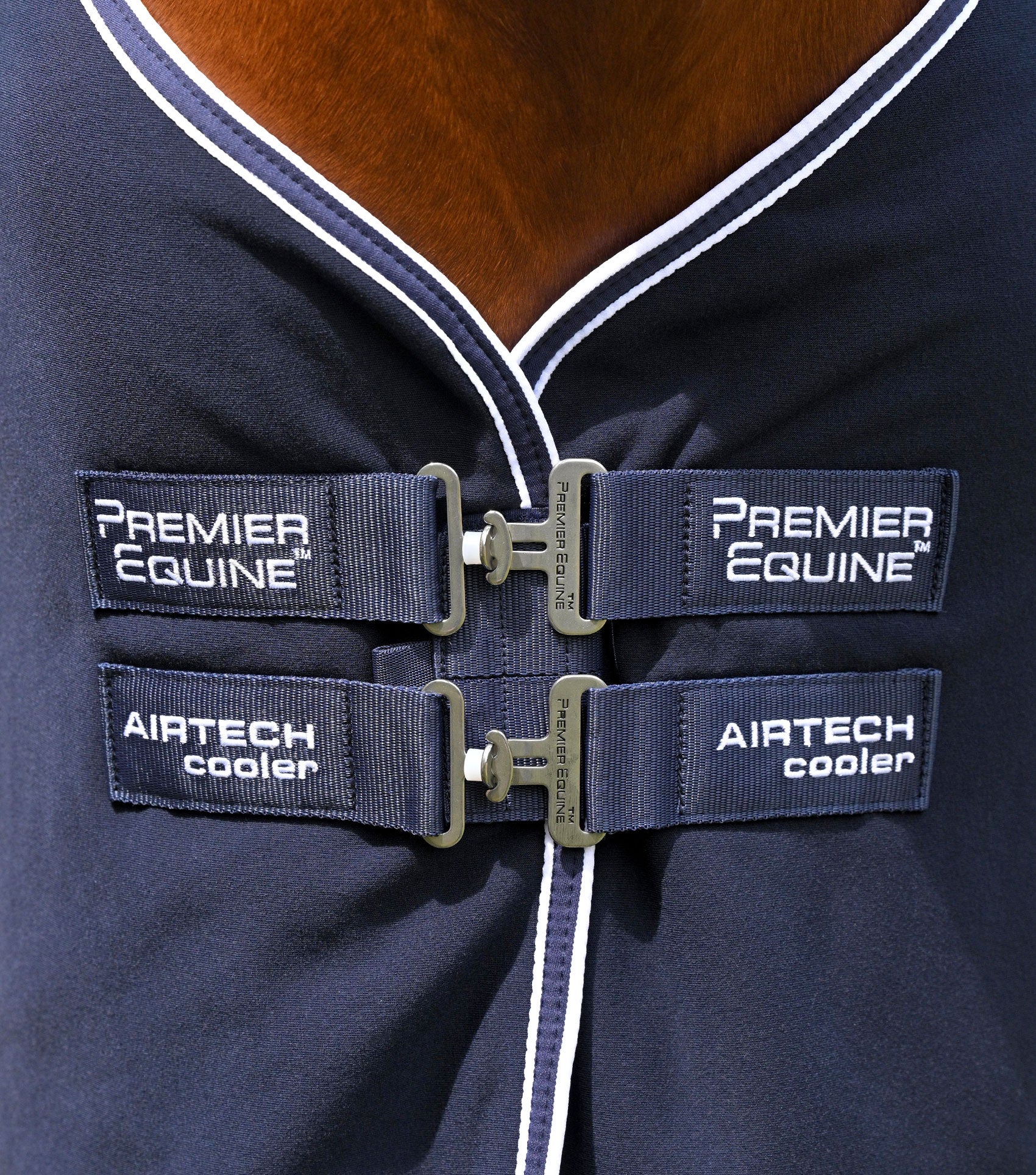 Airtech Horse Cooler Rug Navy - Image 2
