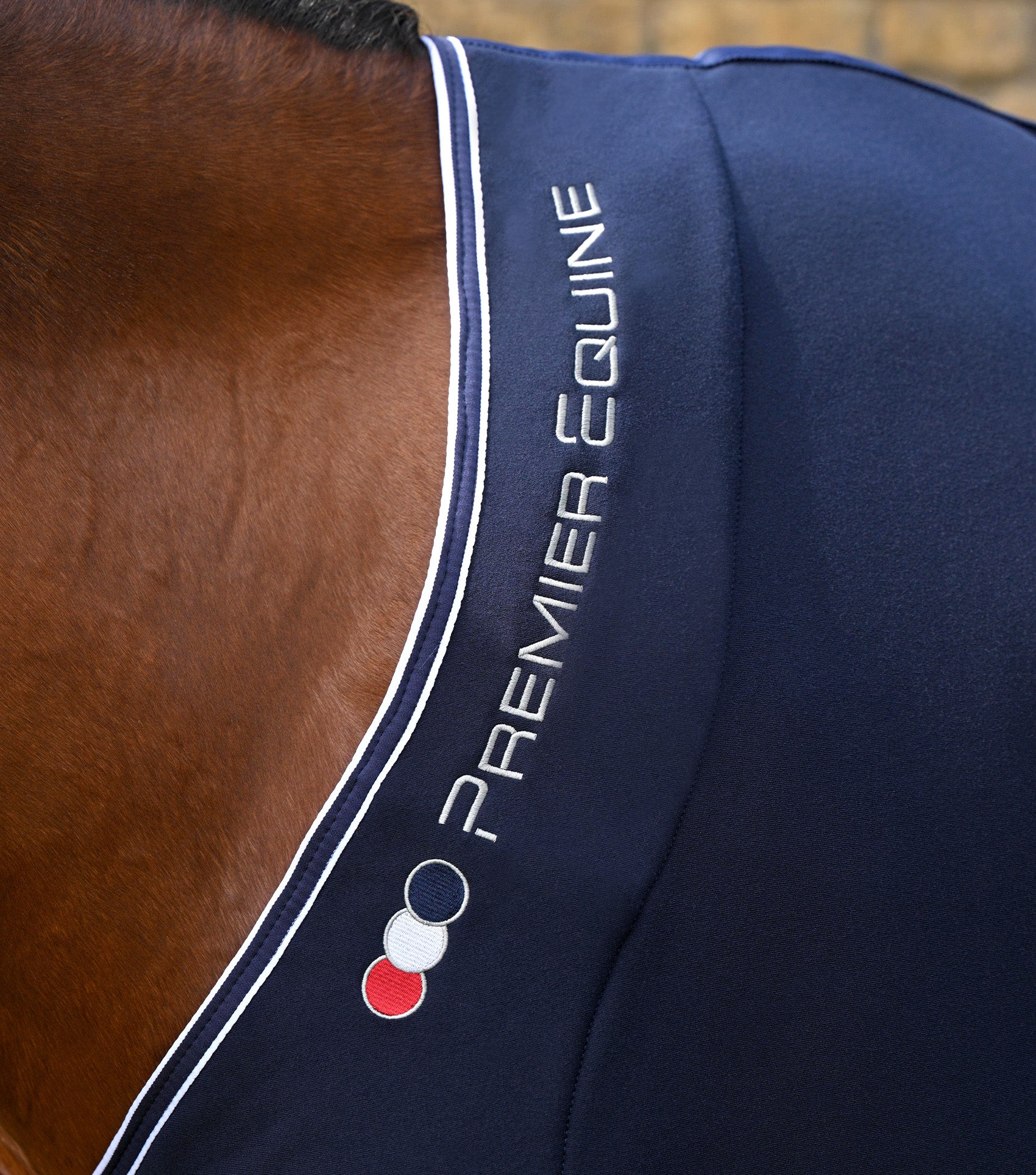 Airtech Horse Cooler Rug Navy - Image 3