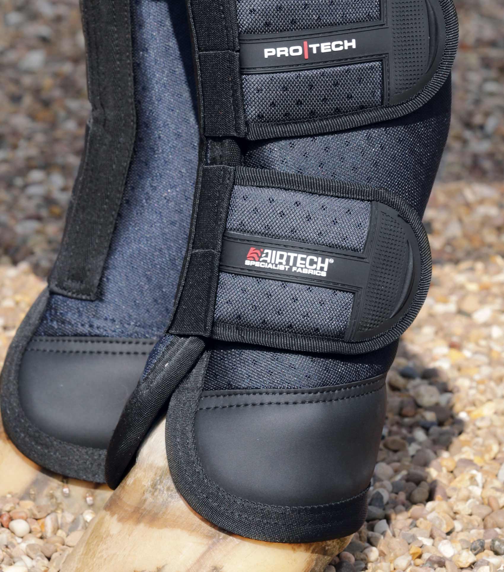 Airtechnology Knee Pro-Tech Horse Travel Boots Navy - Image 6