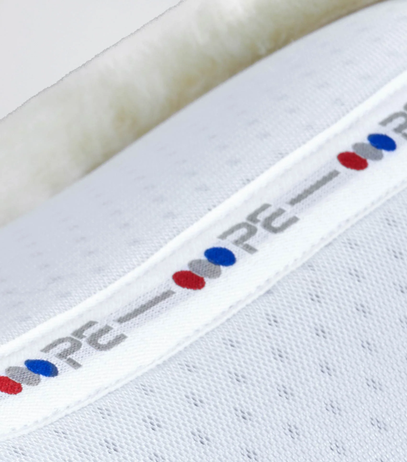 Airtechnology Shockproof Wool Saddle Pad - Half Pad White/Natural Wool - Image 6