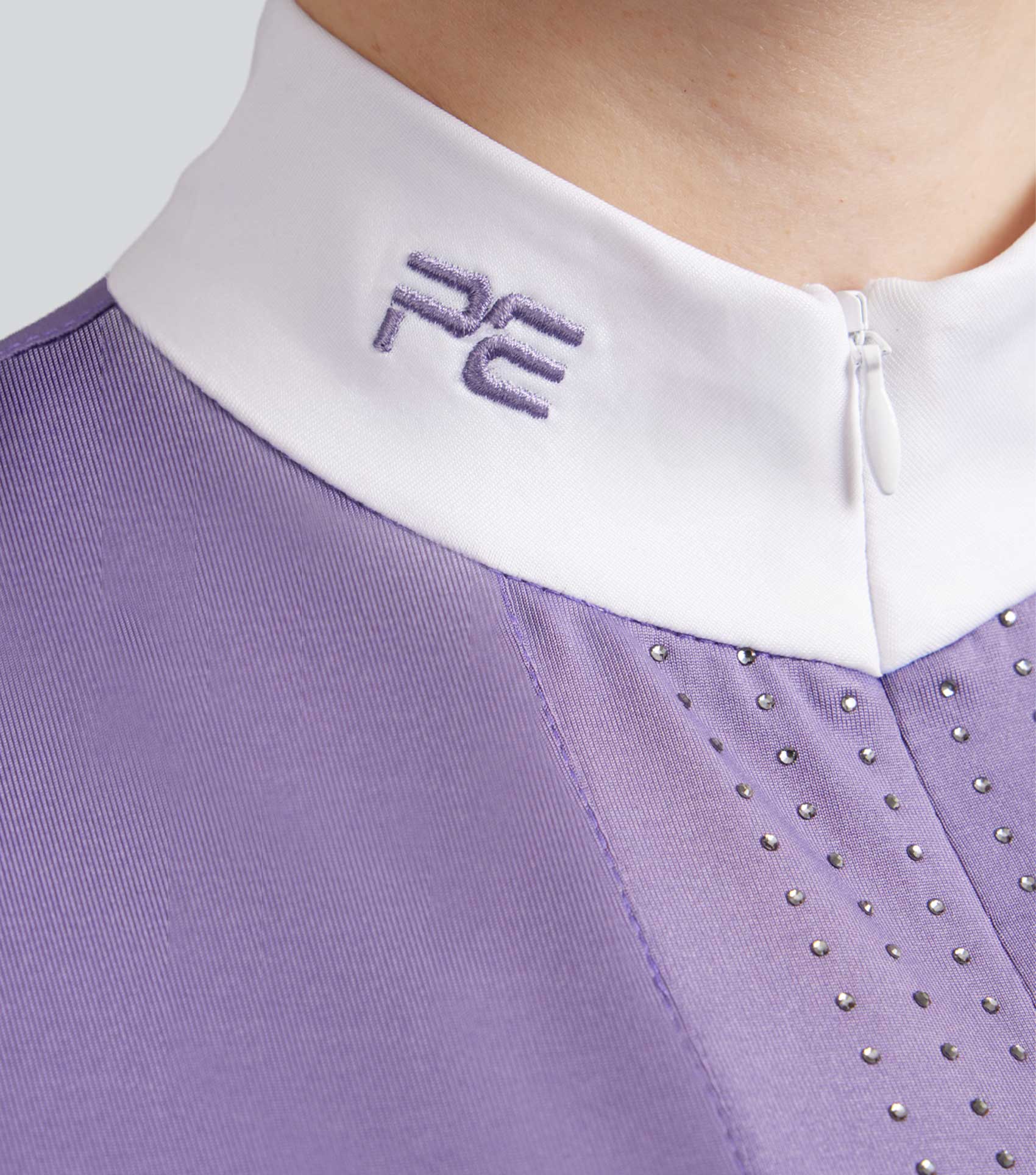 SALE - Alani Womens Short Sleeve Riding Top Amethyst - Image 3