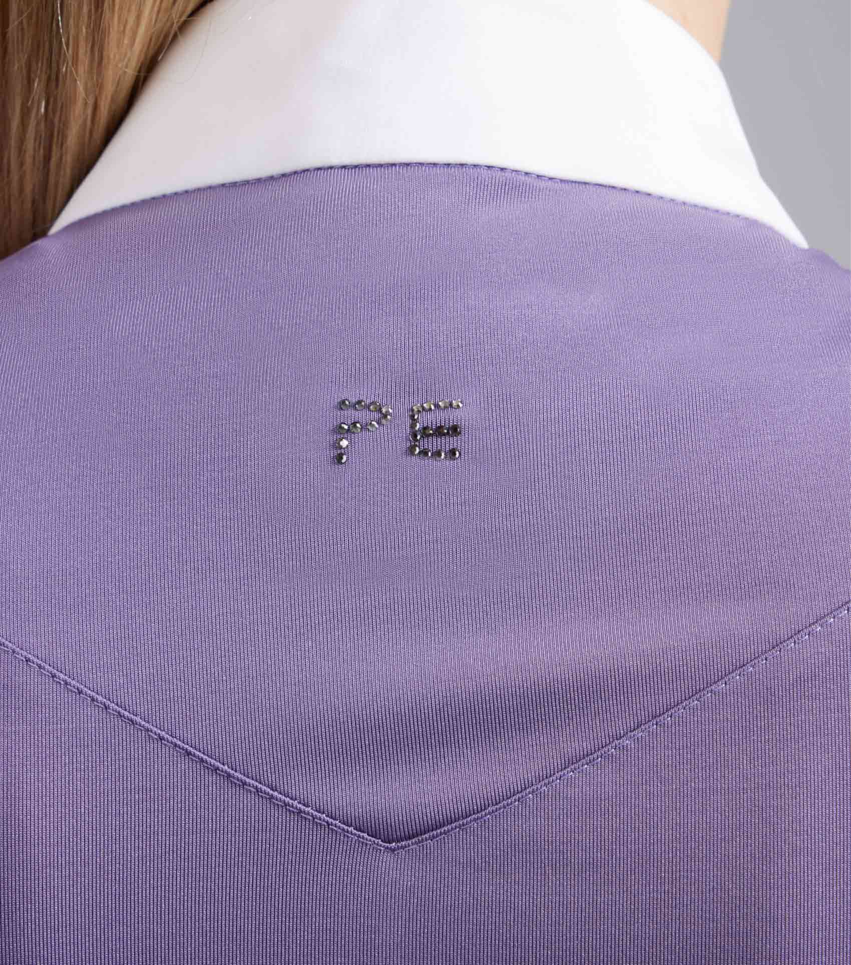 SALE - Alani Womens Short Sleeve Riding Top Amethyst - Image 4