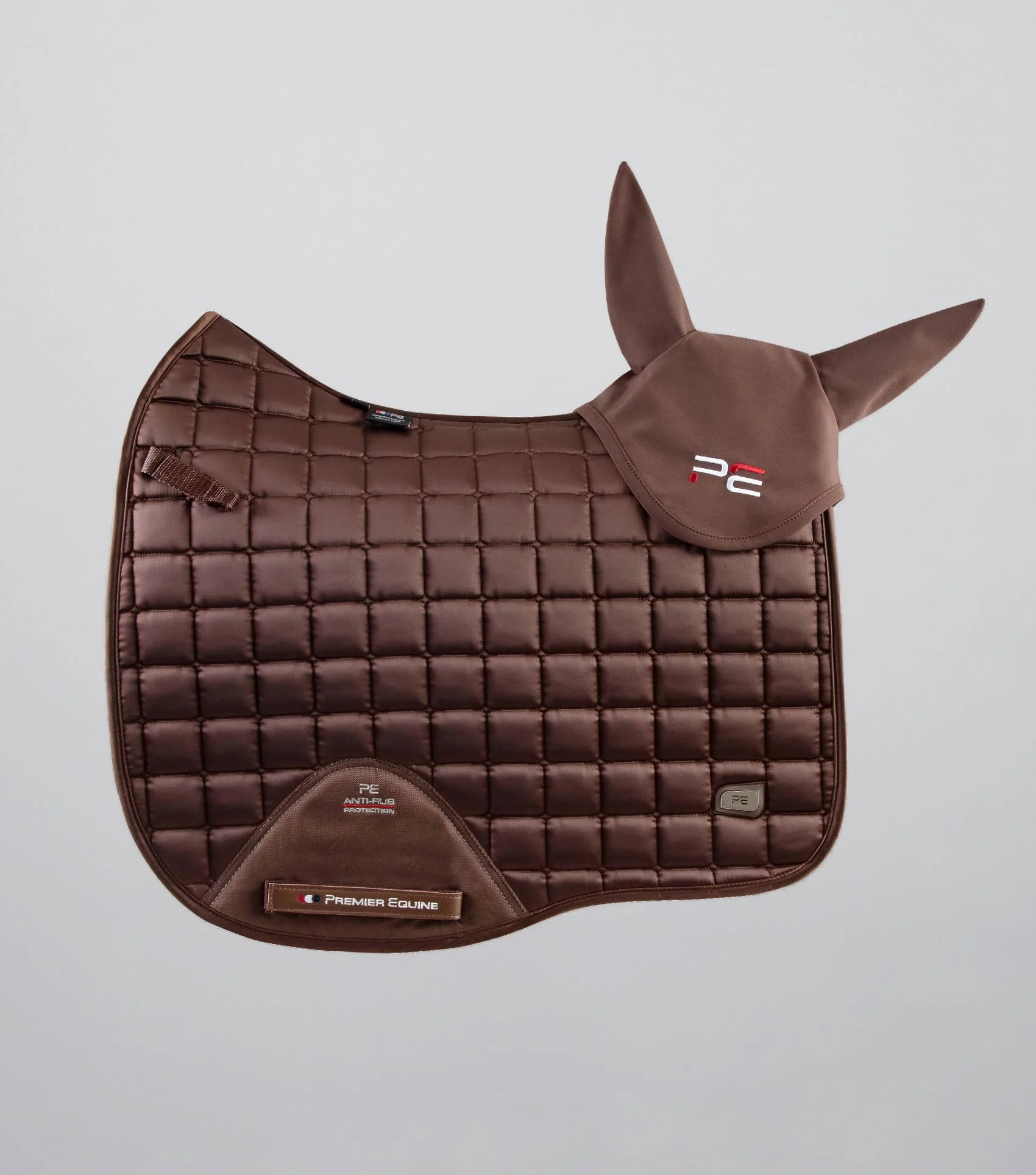 Alberta CC Satin Dressage Square Brown - Image 2