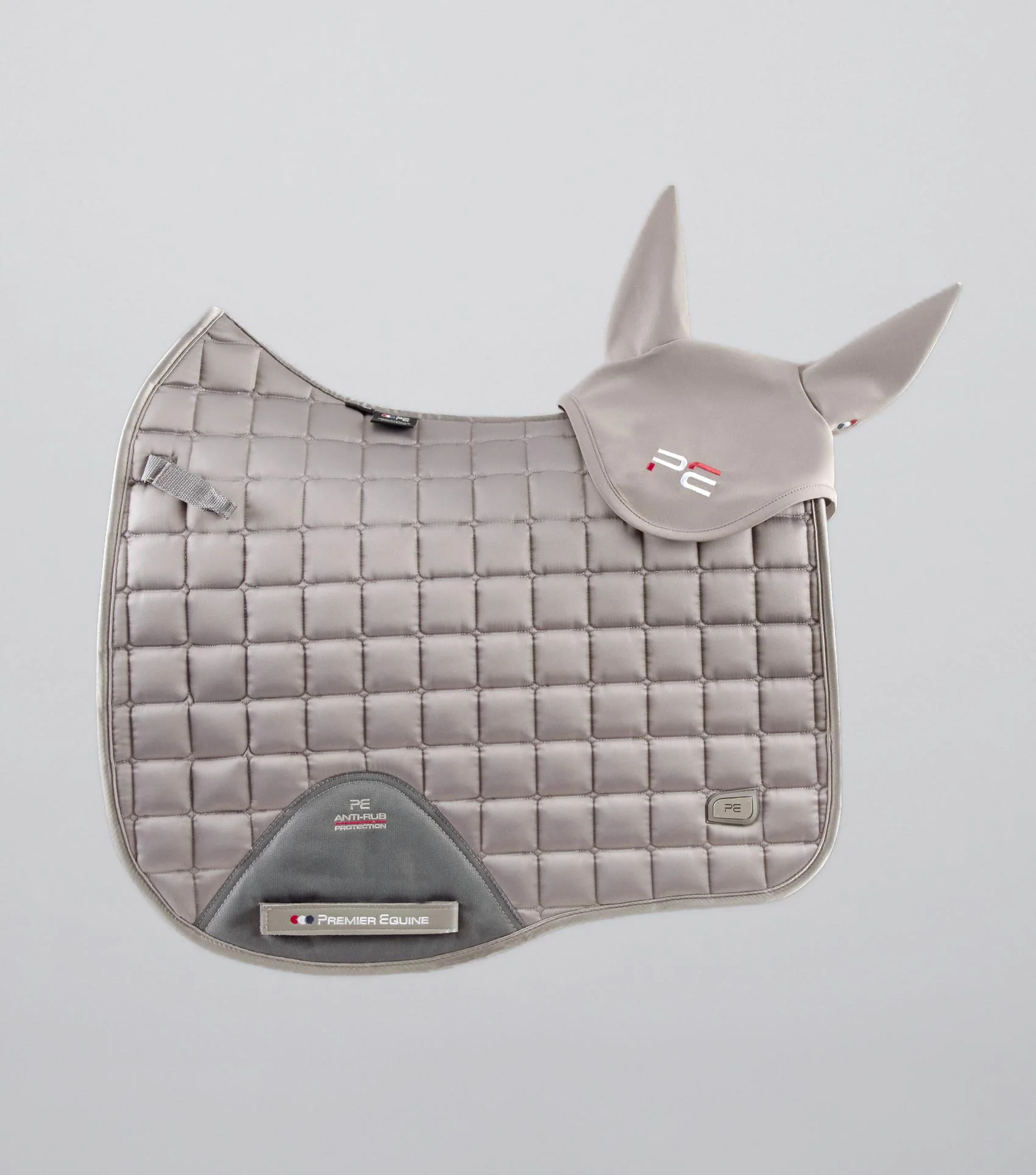 Alberta CC Satin Dressage Square Grey - Image 5