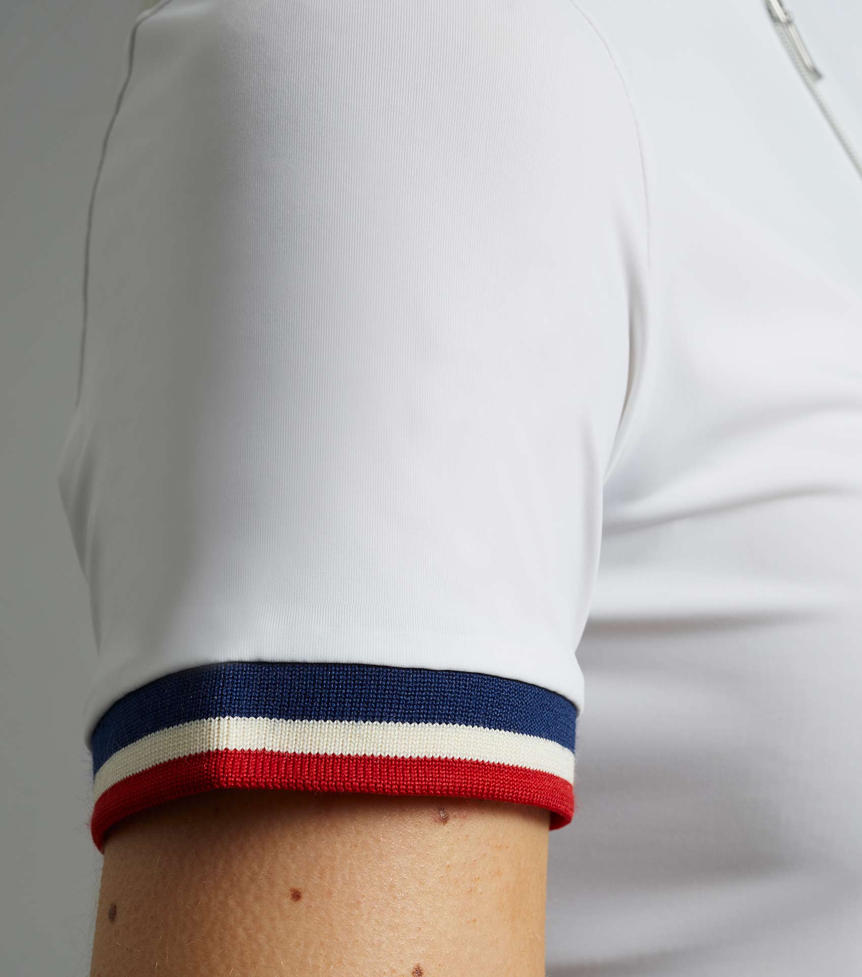 SALE - Allegra Ladies Short Sleeve Riding Top White - Image 6