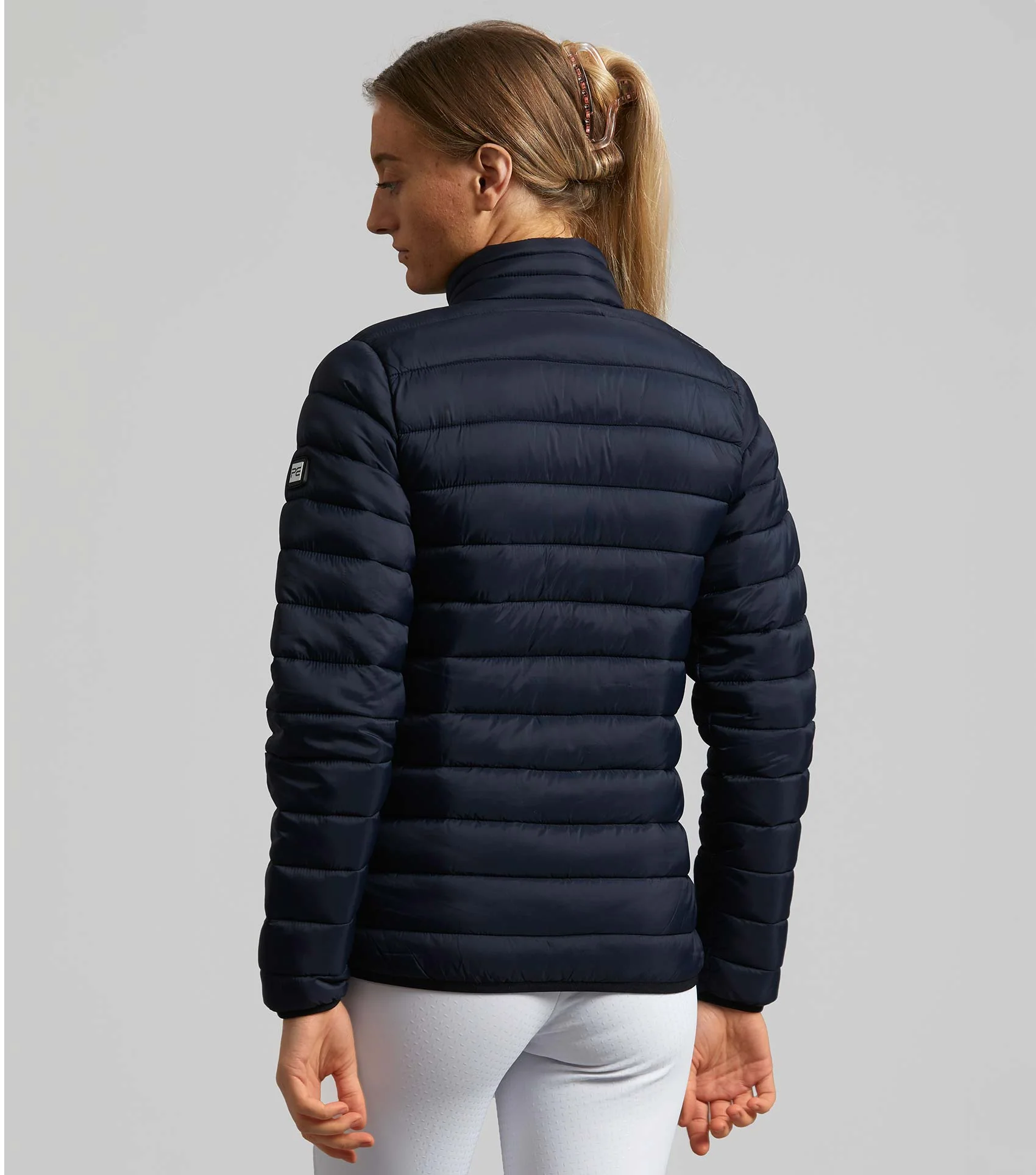 SALE - Alsace Ladies Puffer Jacket Navy - Image 3