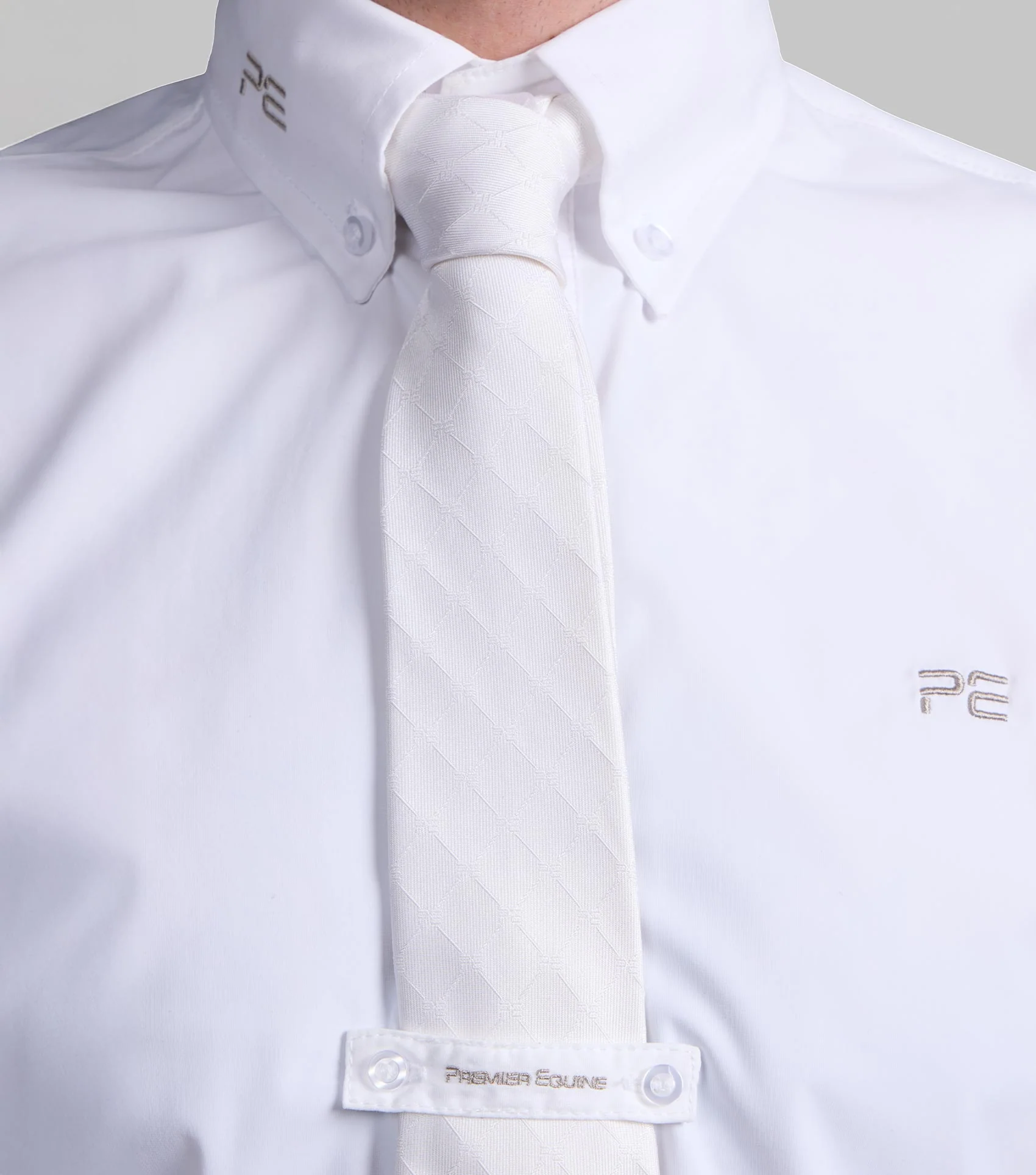 Andate Men's Long Sleeve Show Shirt White - Image 4