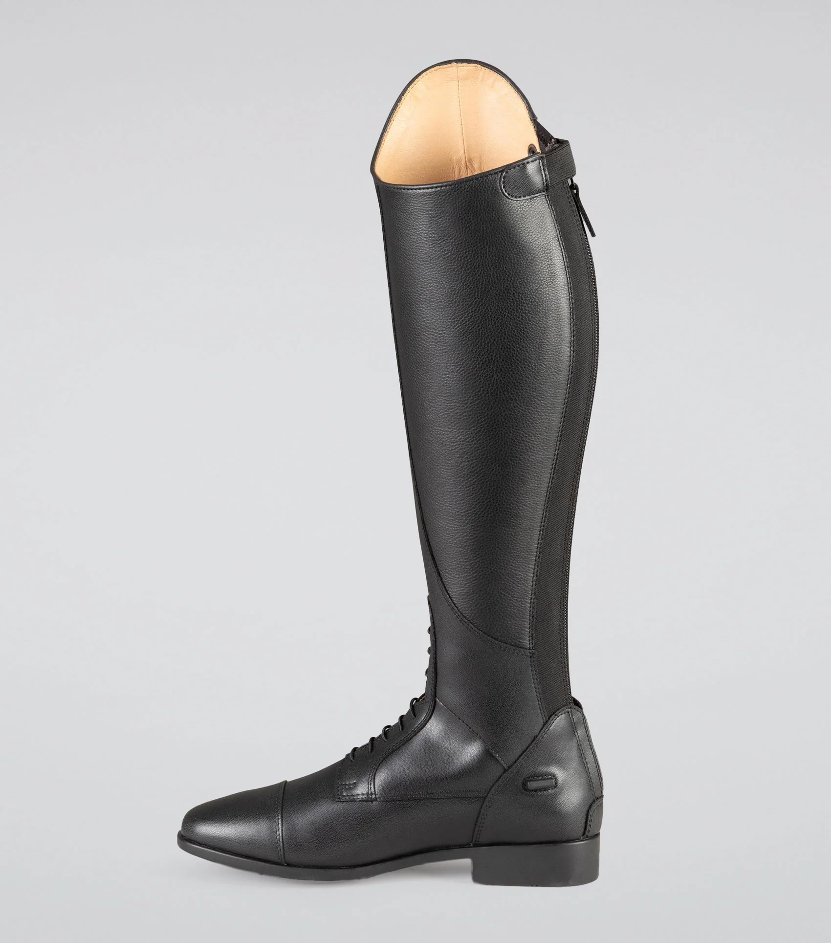 Anima Ladies Synthetic Field Tall Riding Boots Black - Image 4