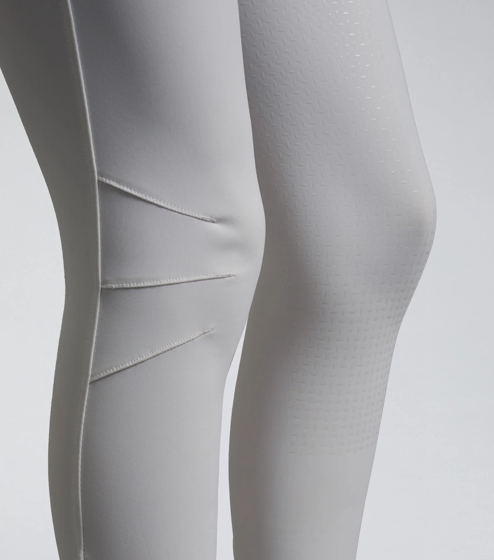 Aradina Ladies Full Seat Gel Competition Riding Breeches White - Image 5