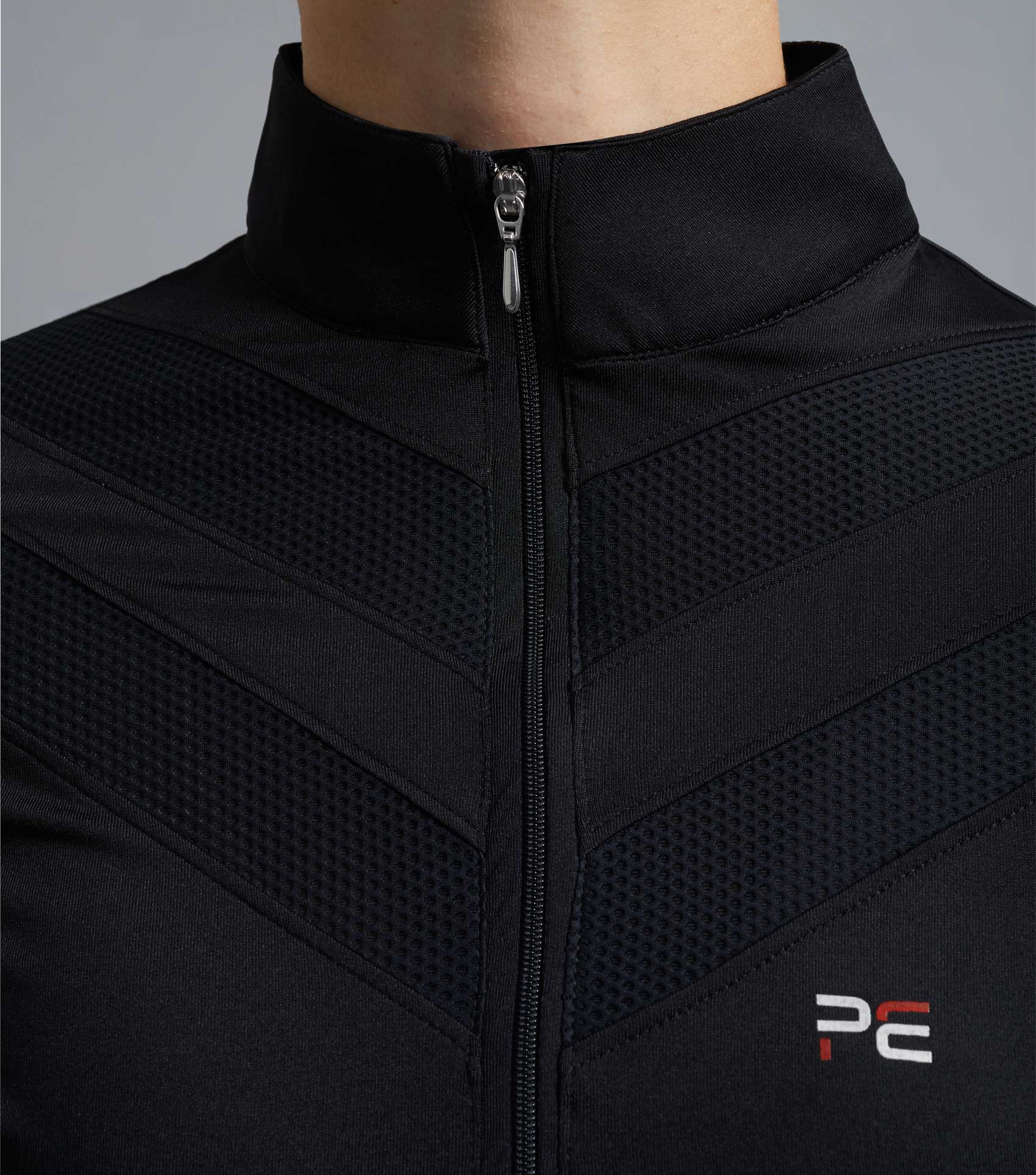 SALE - Arclos Ladies Technical Long Sleeve Riding Top Black - Image 4