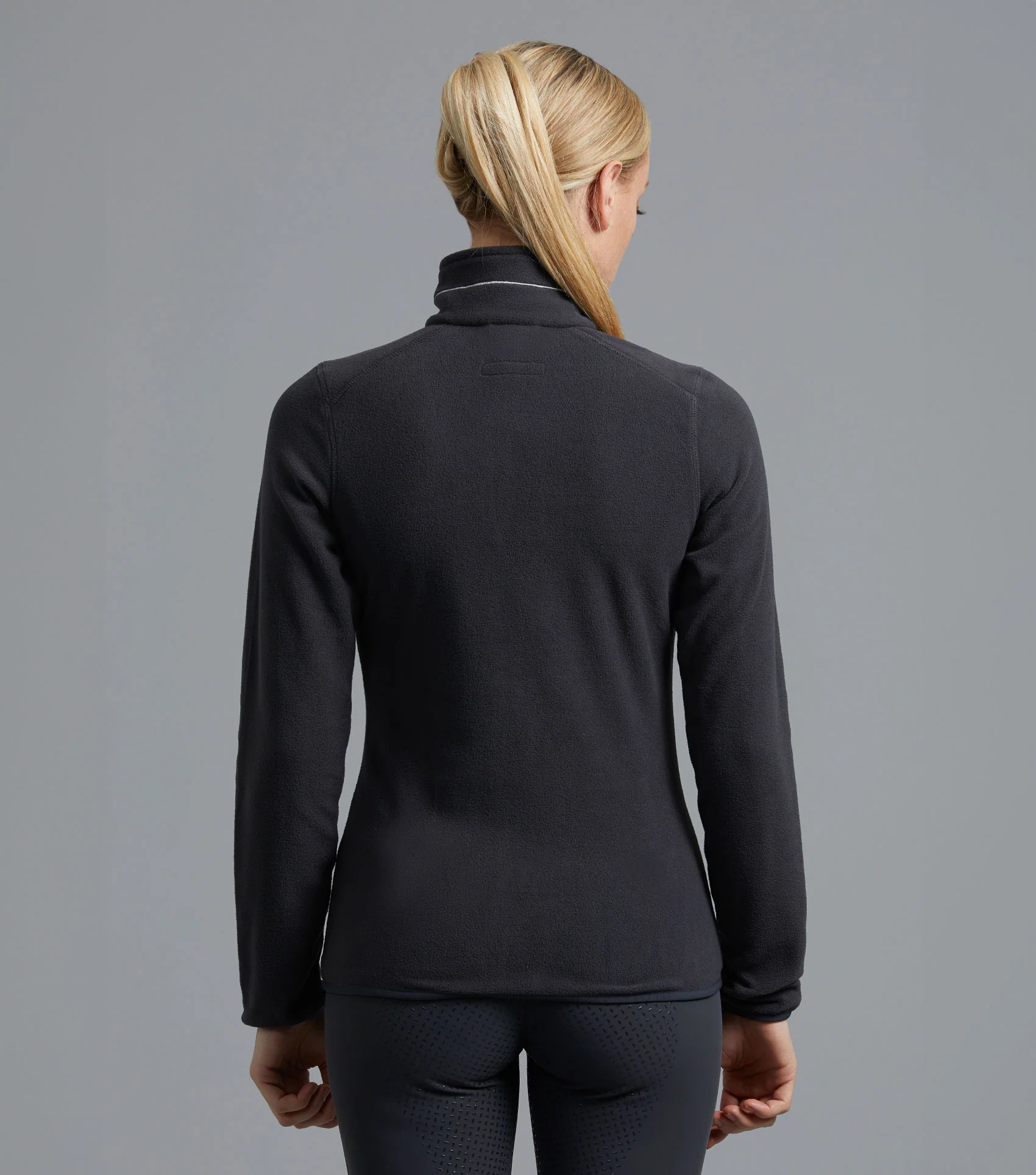 SALE - Ascendo Microfleece Riding Top Grey - Image 3