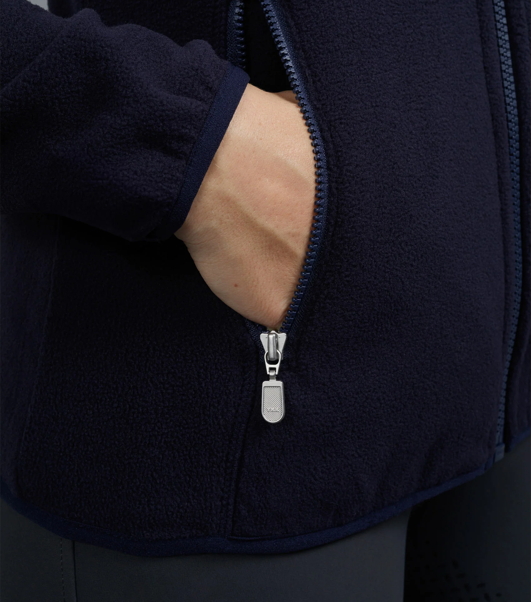 SALE - Ascendo Microfleece Riding Top Navy - Image 5