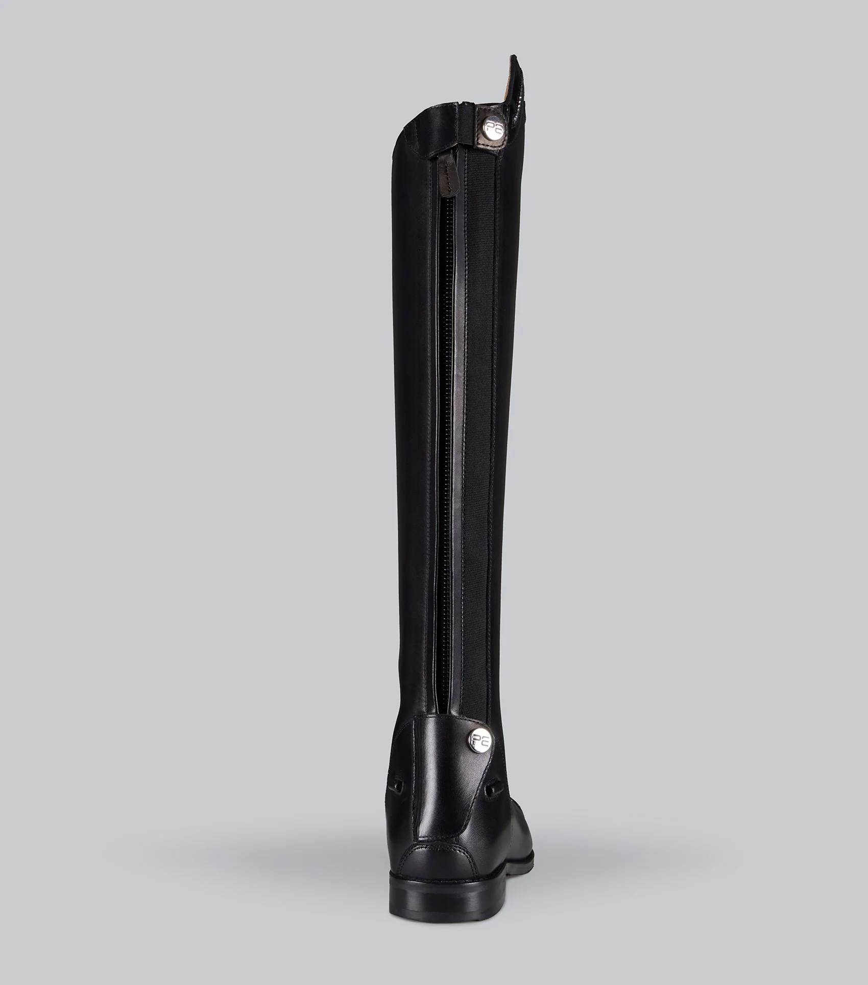 Astra Womens Lace Front Tall Leather Riding Boots Black - Image 4