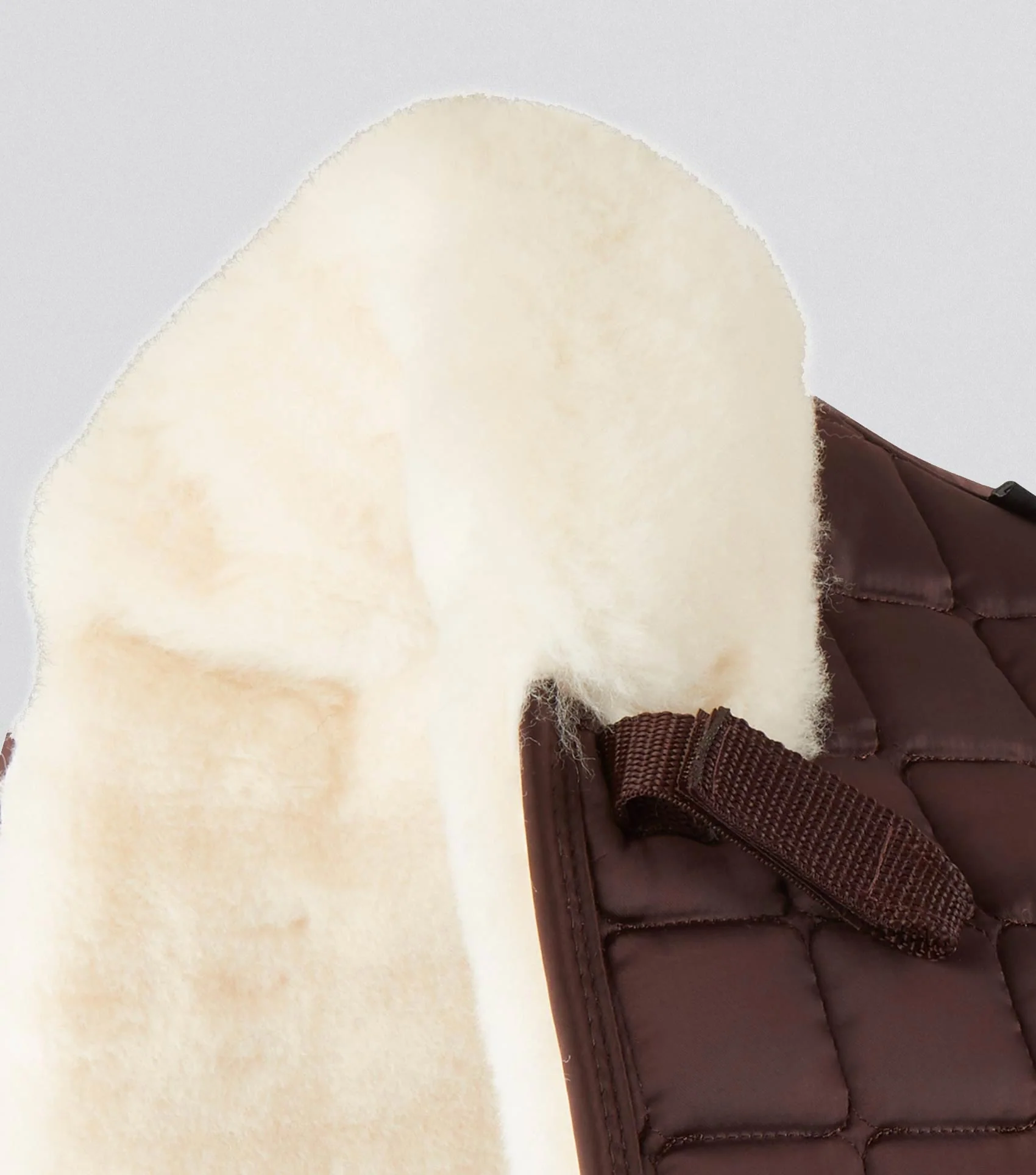 Atlantis CC Satin Wool Dressage Square Brown/Natural Wool - Image 3
