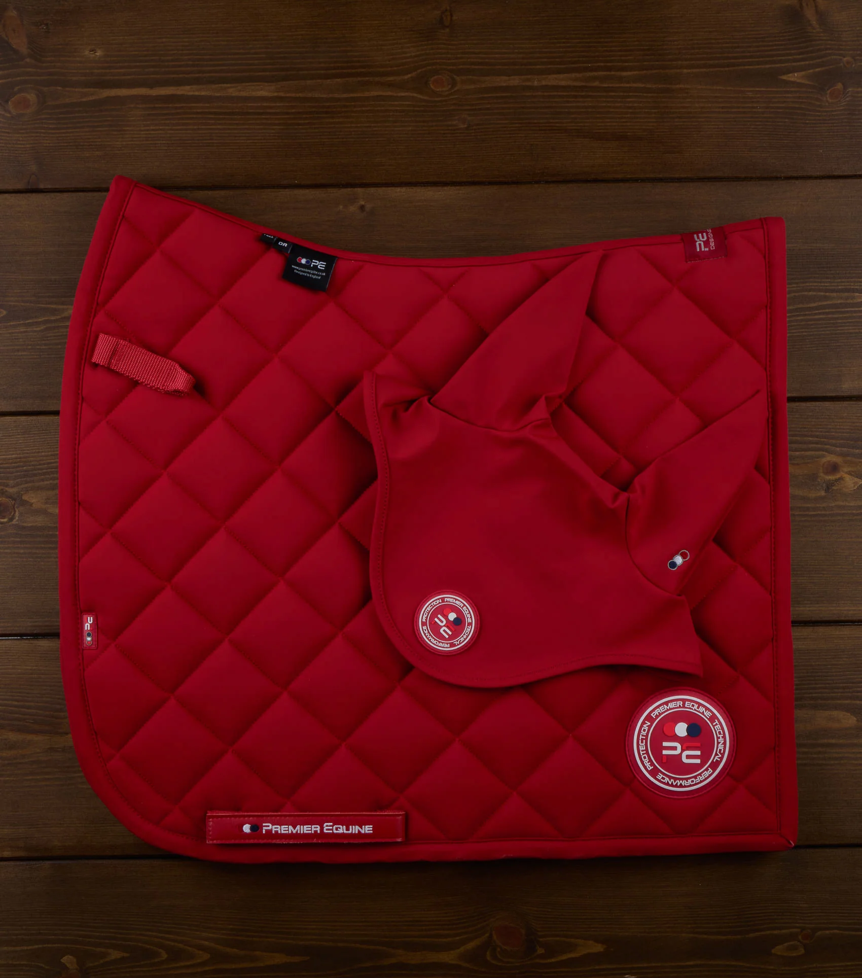 Atlas Close Contact Dressage Square Red - Image 6
