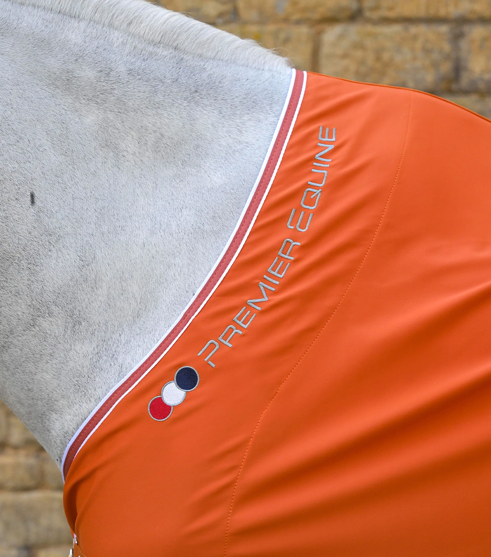 Atlas Horse Cooler Rug Burnt Orange - Image 3