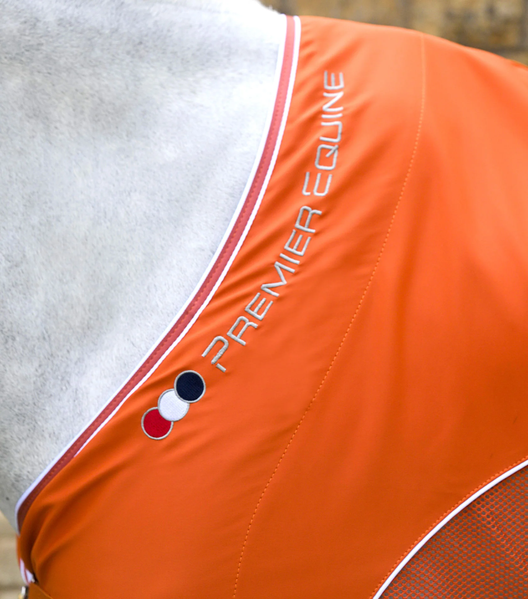 Atlas Mesh Horse Cooler Rug Burnt Orange - Image 3