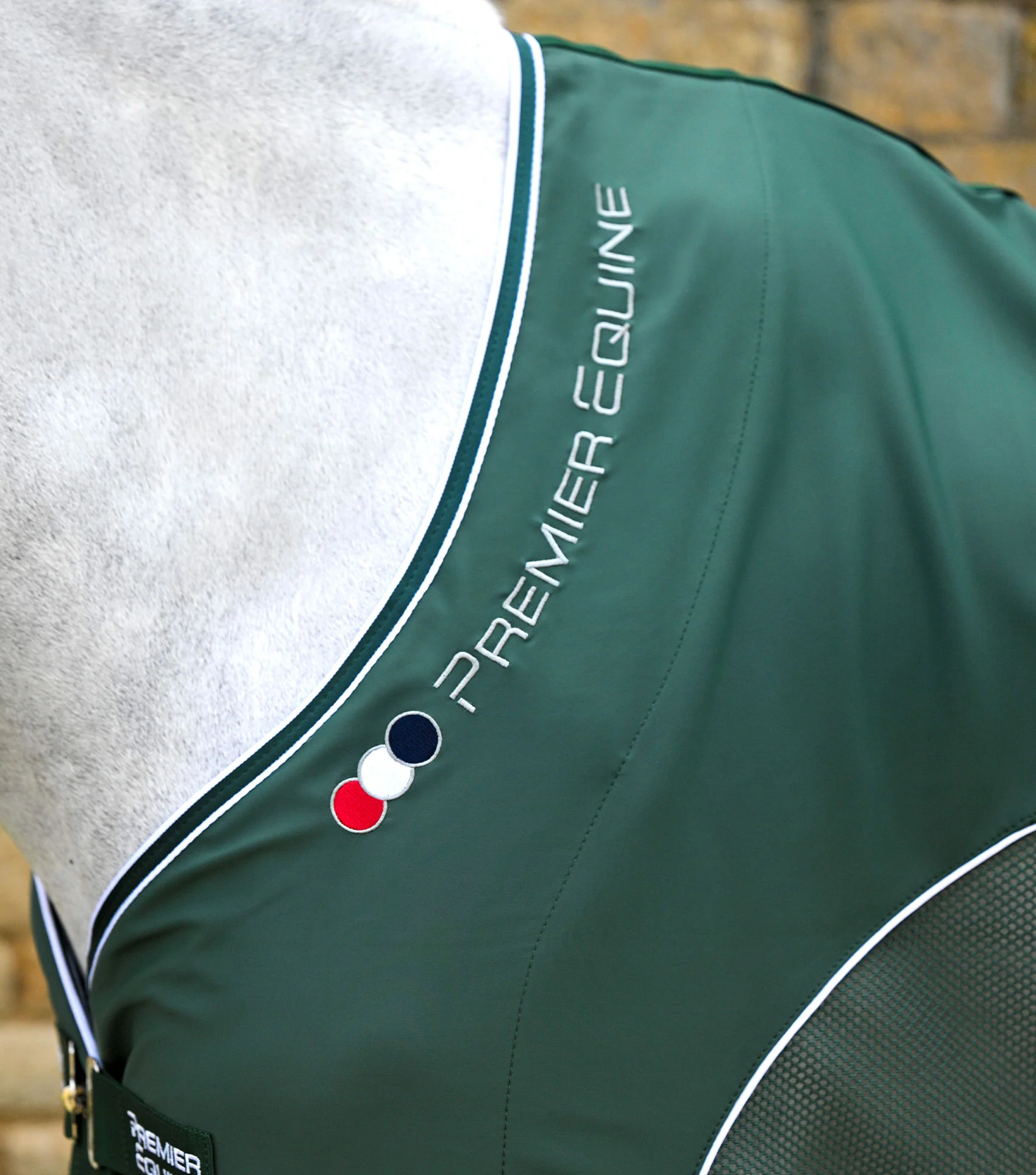 Atlas Mesh Horse Cooler Rug Green - Image 3