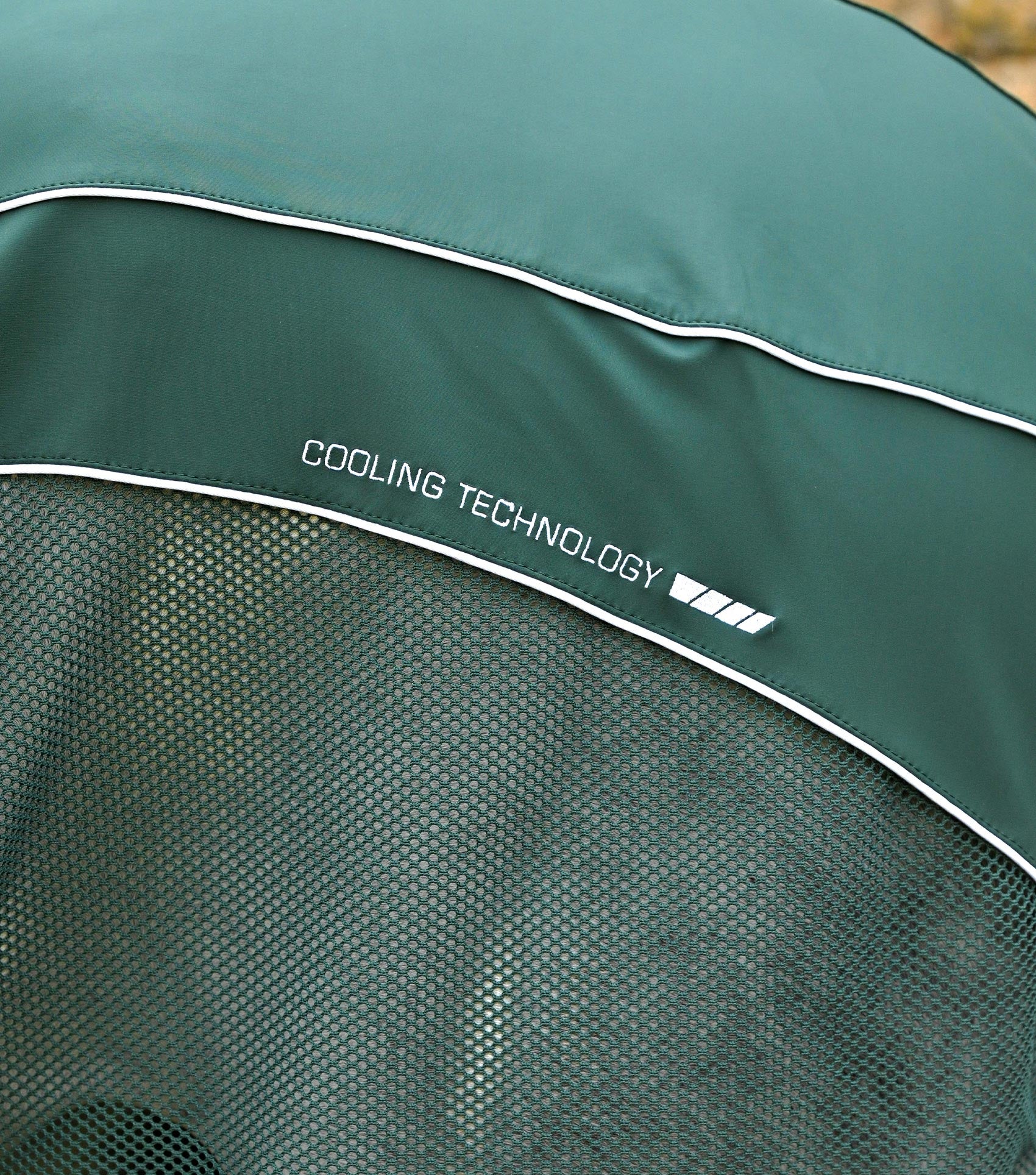 Atlas Mesh Horse Cooler Rug Green - Image 4