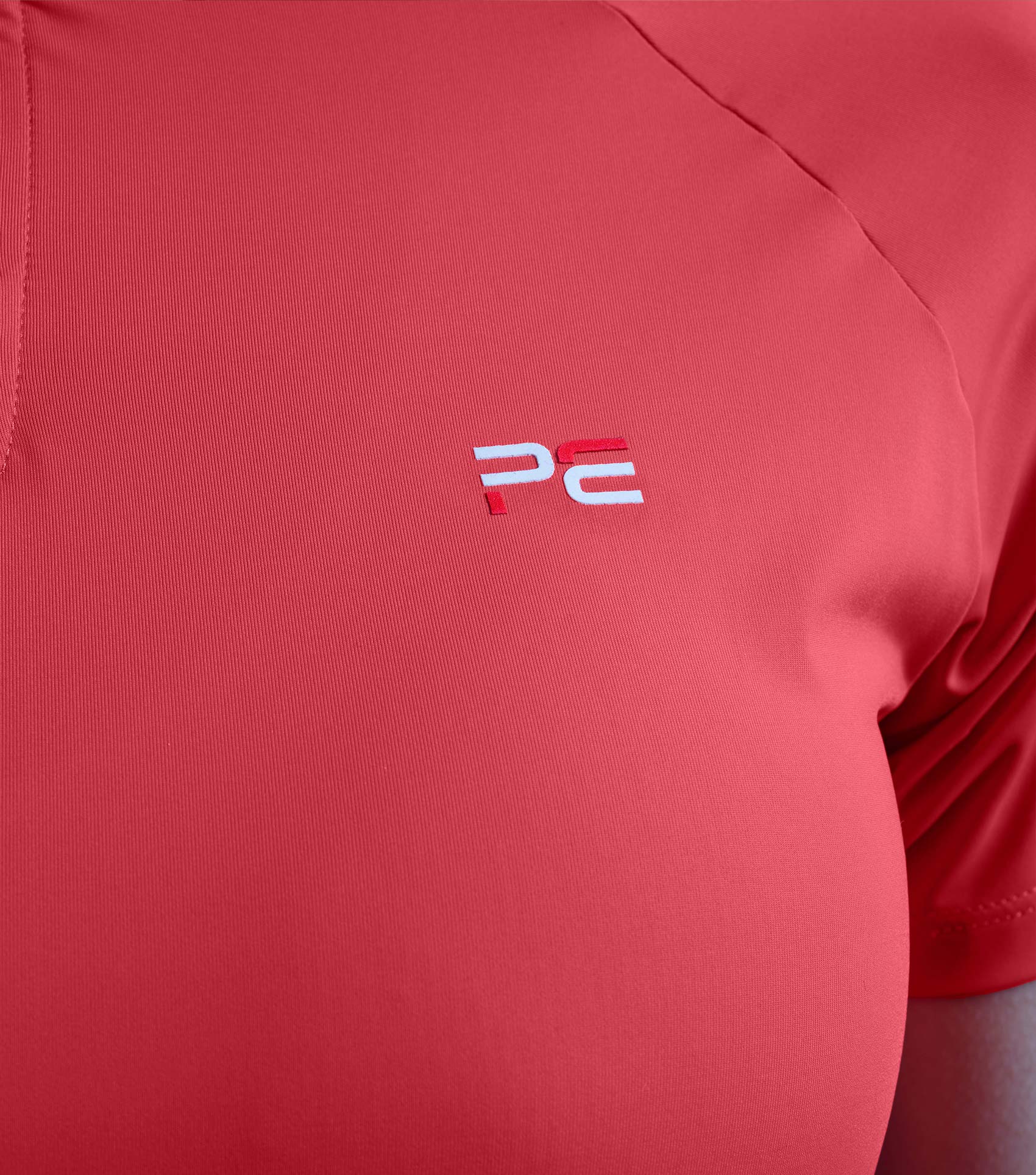 SALE - Aura Ladies Short Sleeve Riding Top Pink - Image 5