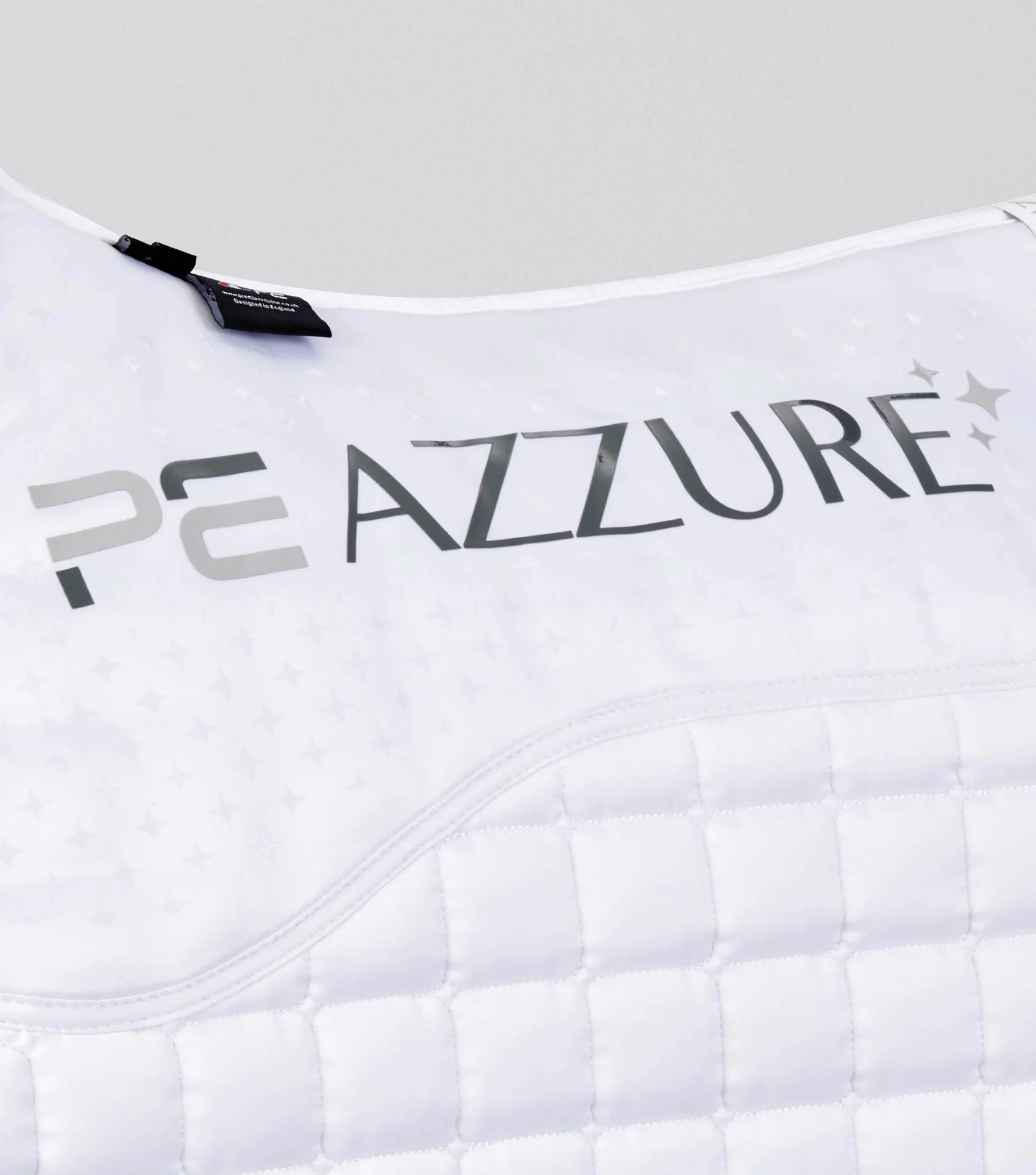 Azzure Anti-Slip Satin Dressage Square White - Image 6