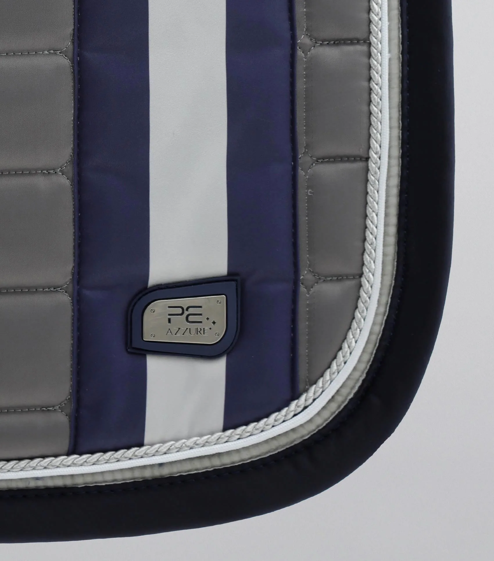 Azzure Anti-Slip Satin GP/ Jump Square Grey - Image 4