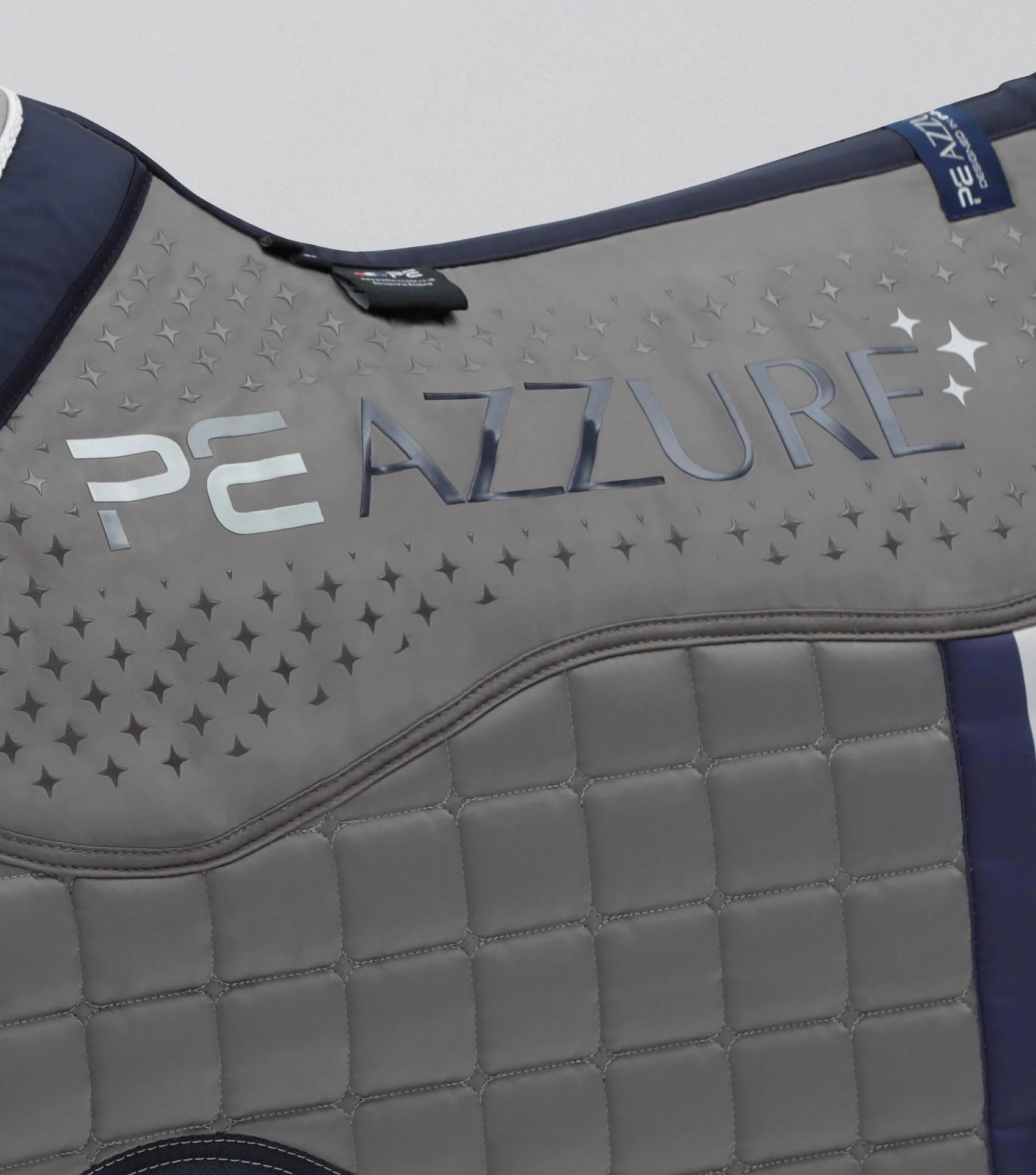Azzure Anti-Slip Satin GP/ Jump Square Grey - Image 6
