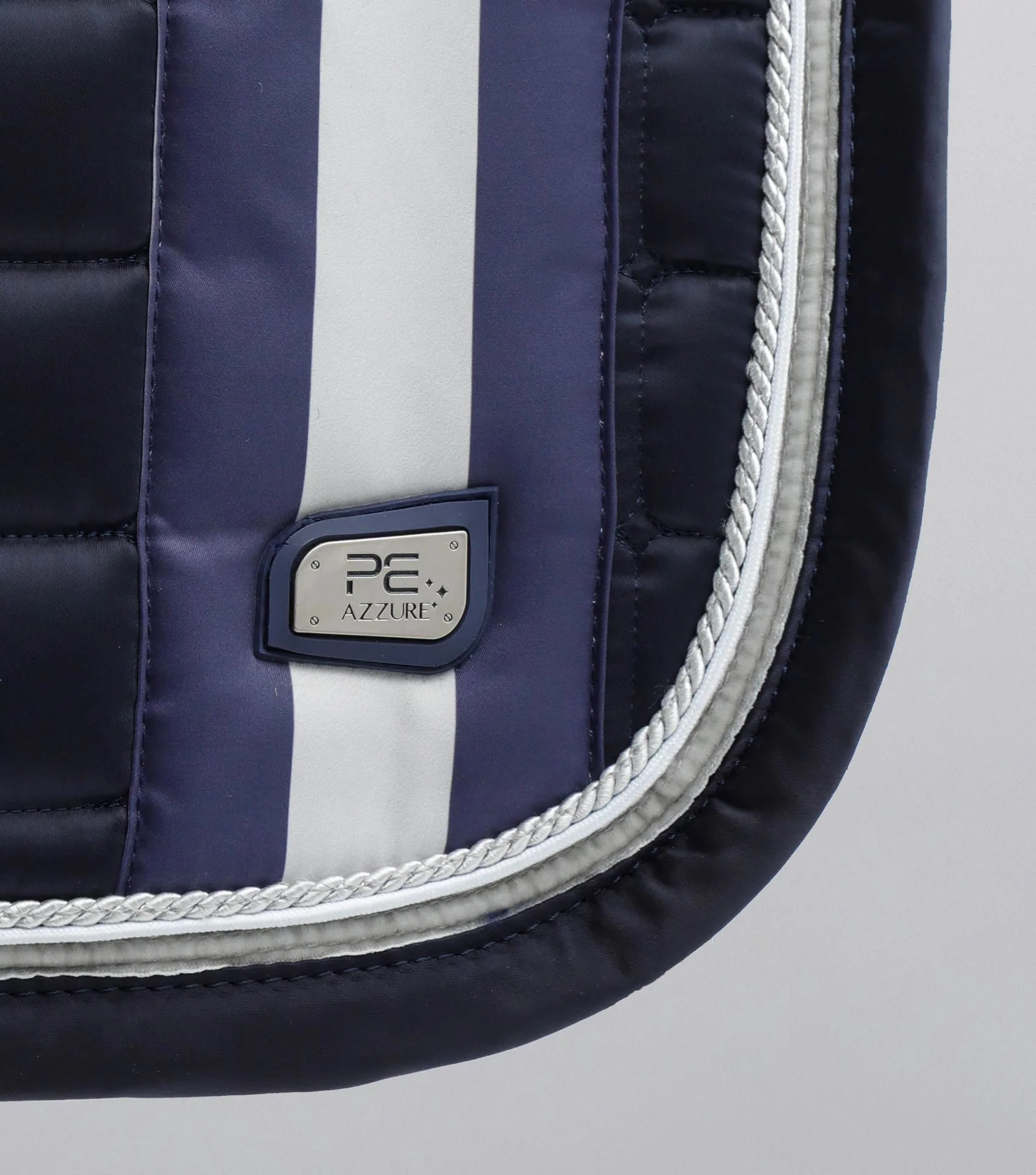 Azzure Anti-Slip Satin GP/ Jump Square Navy - Image 2