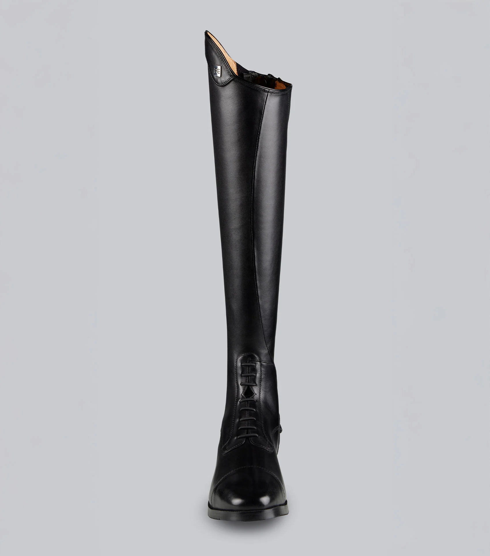 Ballotade Leather Field Tall Riding Boots Black - Image 4