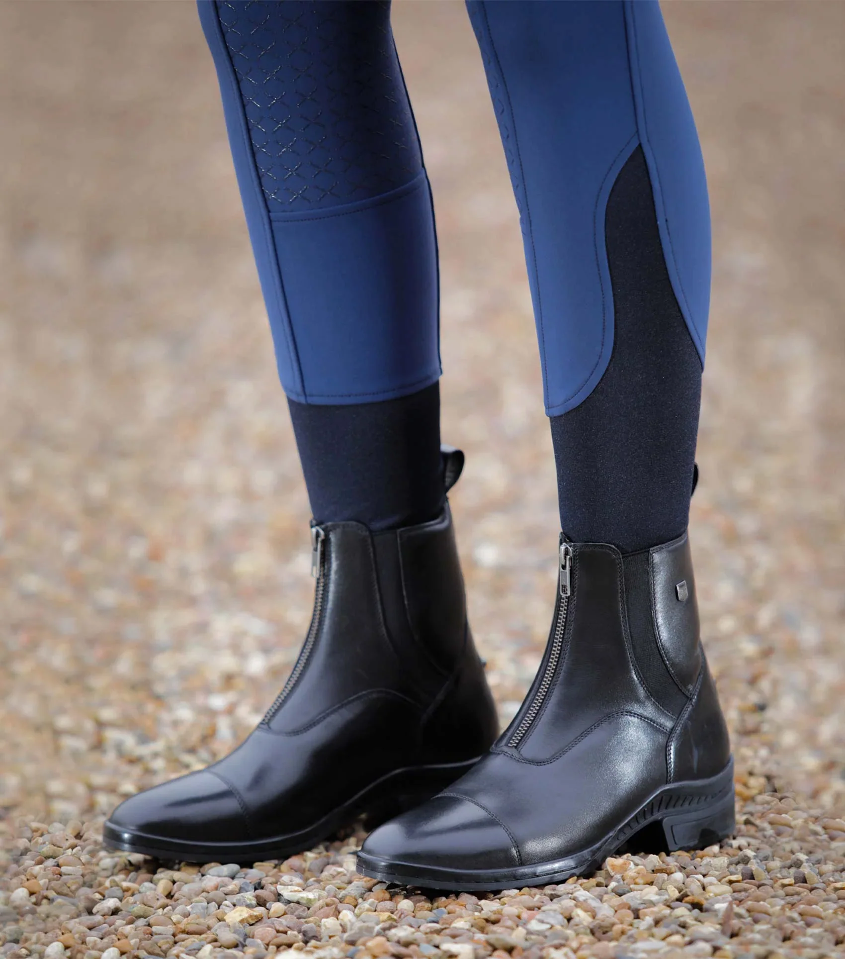 SALE - Balmoral Leather Paddock/Riding Boots Black - Image 5