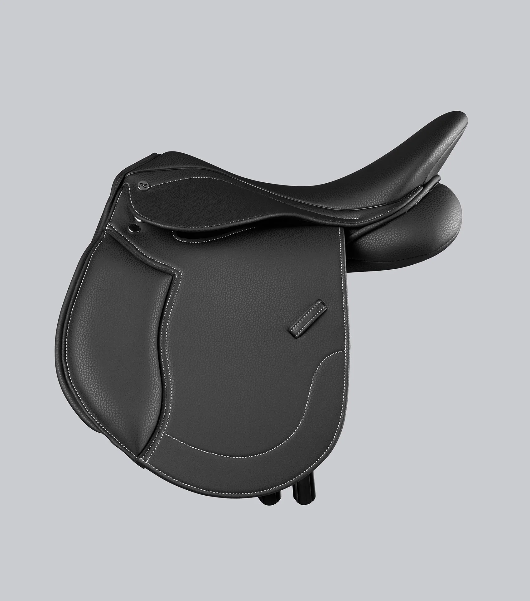 Biarritz Synthetic Pony GP/Jump Saddle Black - Image 3