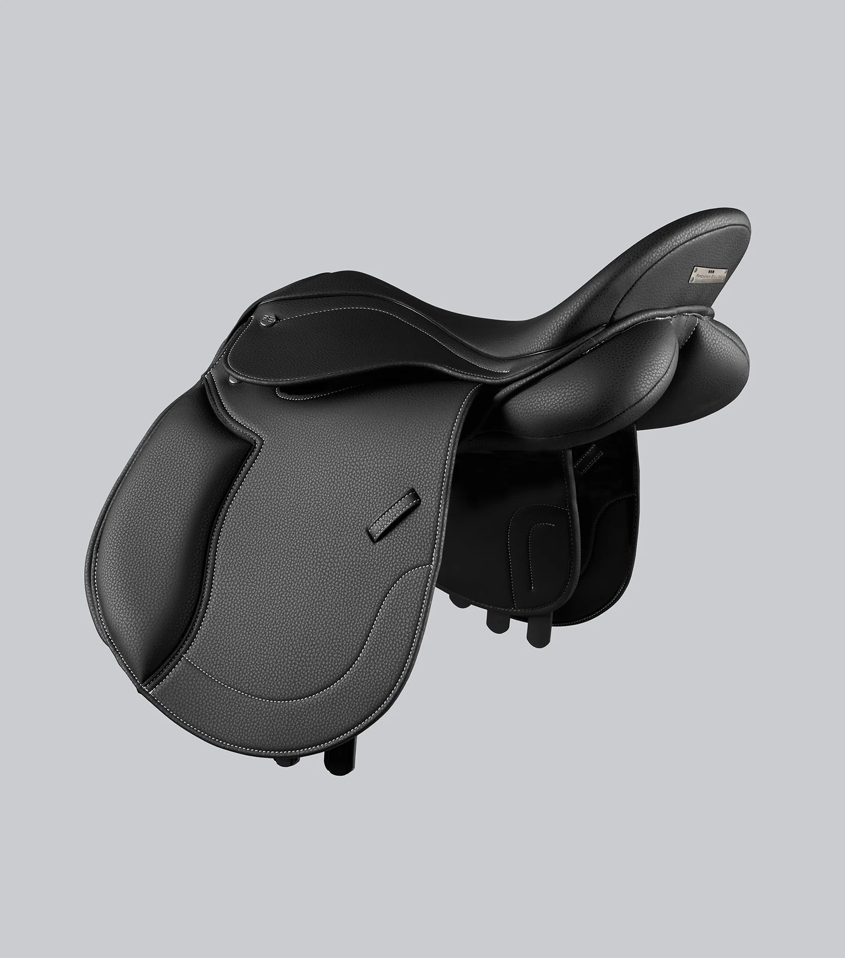 Biarritz Synthetic Pony GP/Jump Saddle Black - Image 4