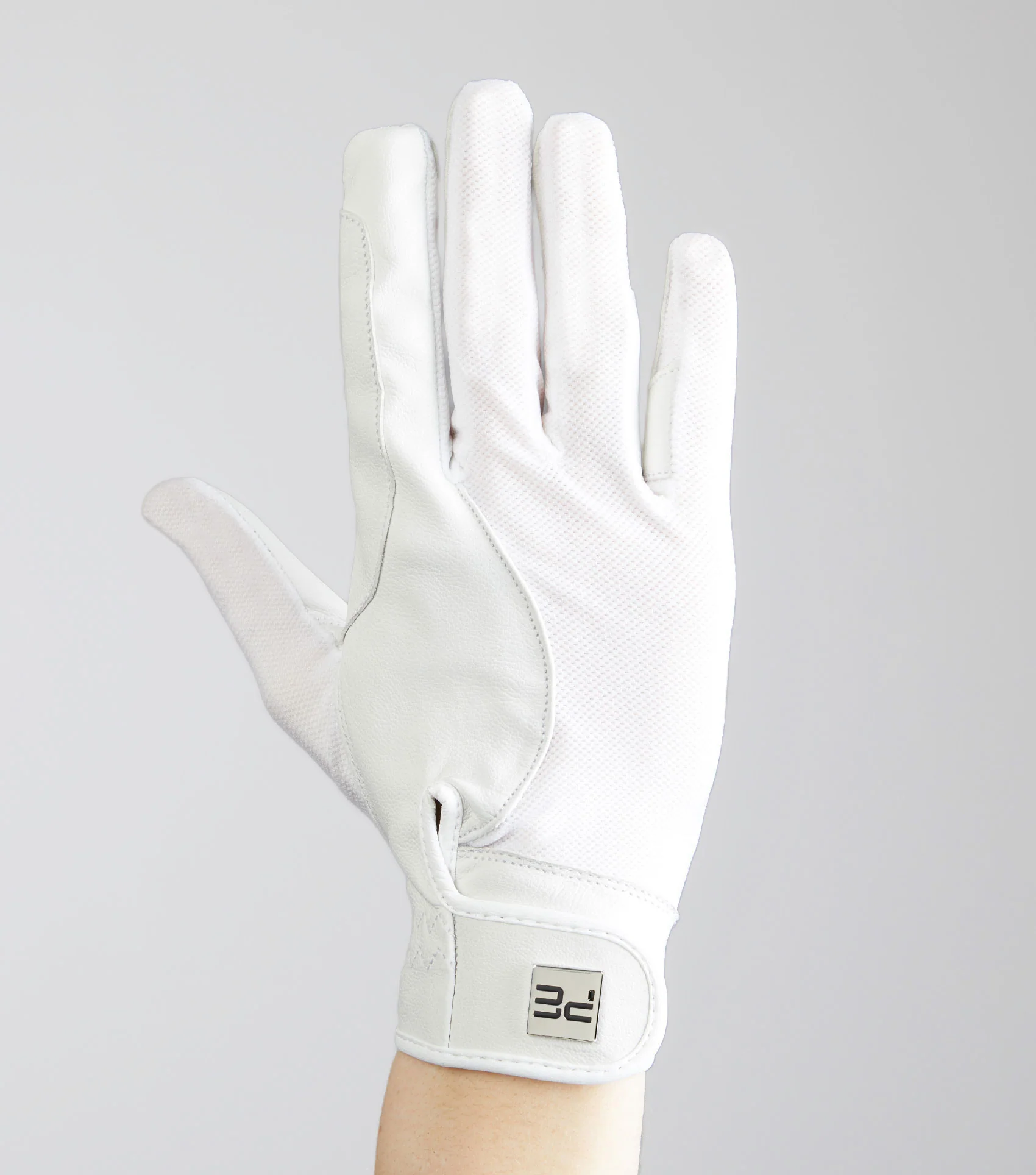 Bordoni Leather Mesh Competition Riding Gloves - Image 4