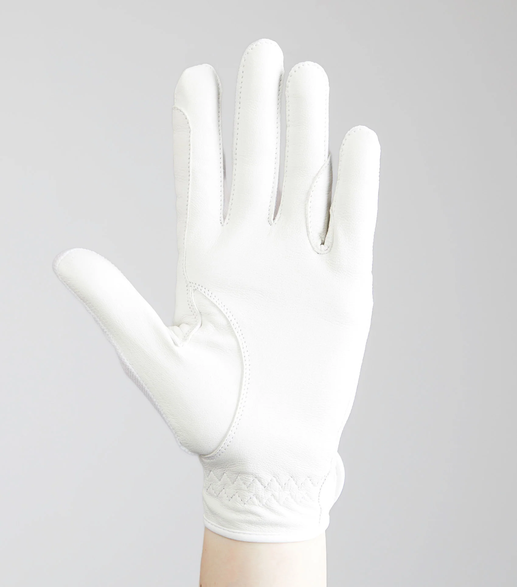 Bordoni Leather Mesh Competition Riding Gloves - Image 5