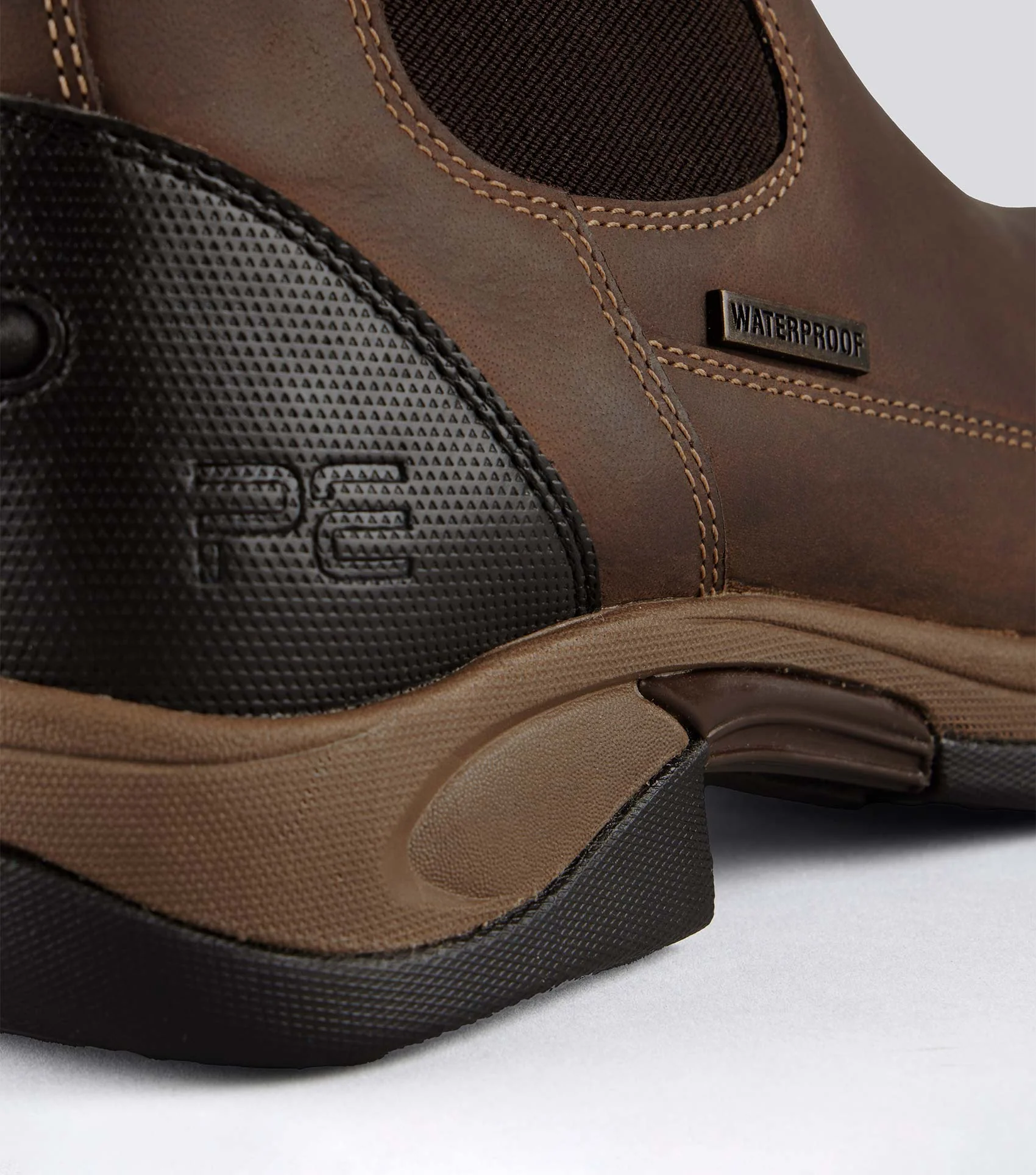 Borelli Waterproof Chelsea Boots Brown - Image 5