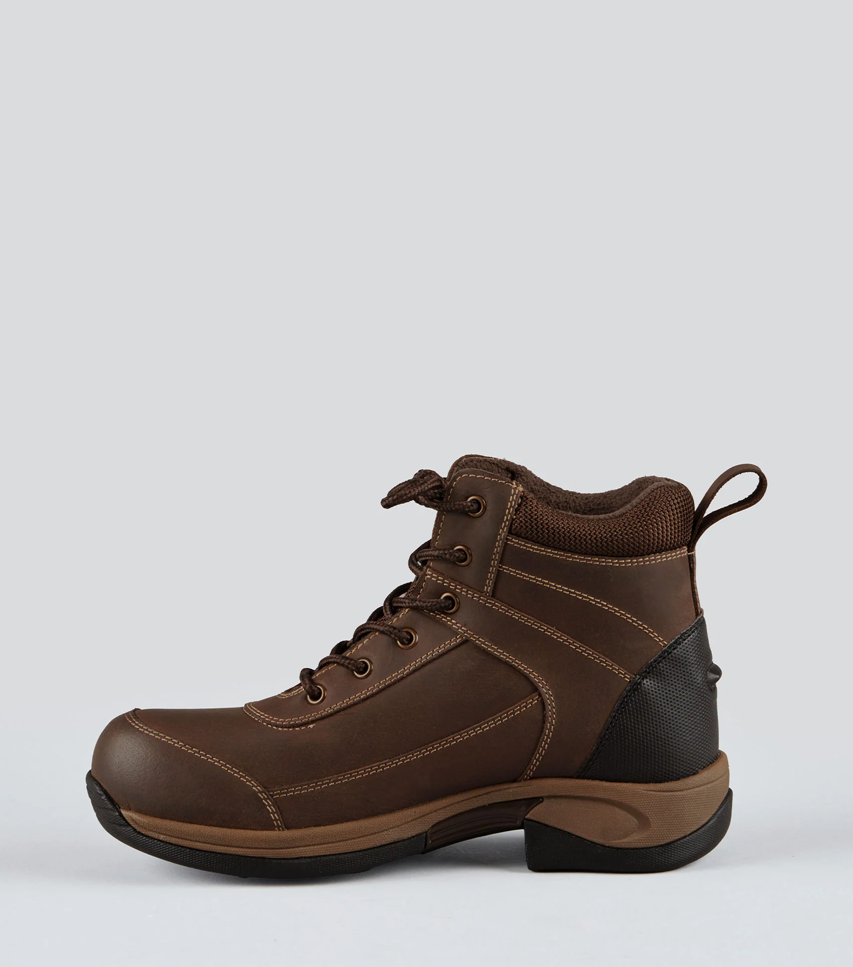 Borelli Waterproof Laced Boots Brown - Image 3