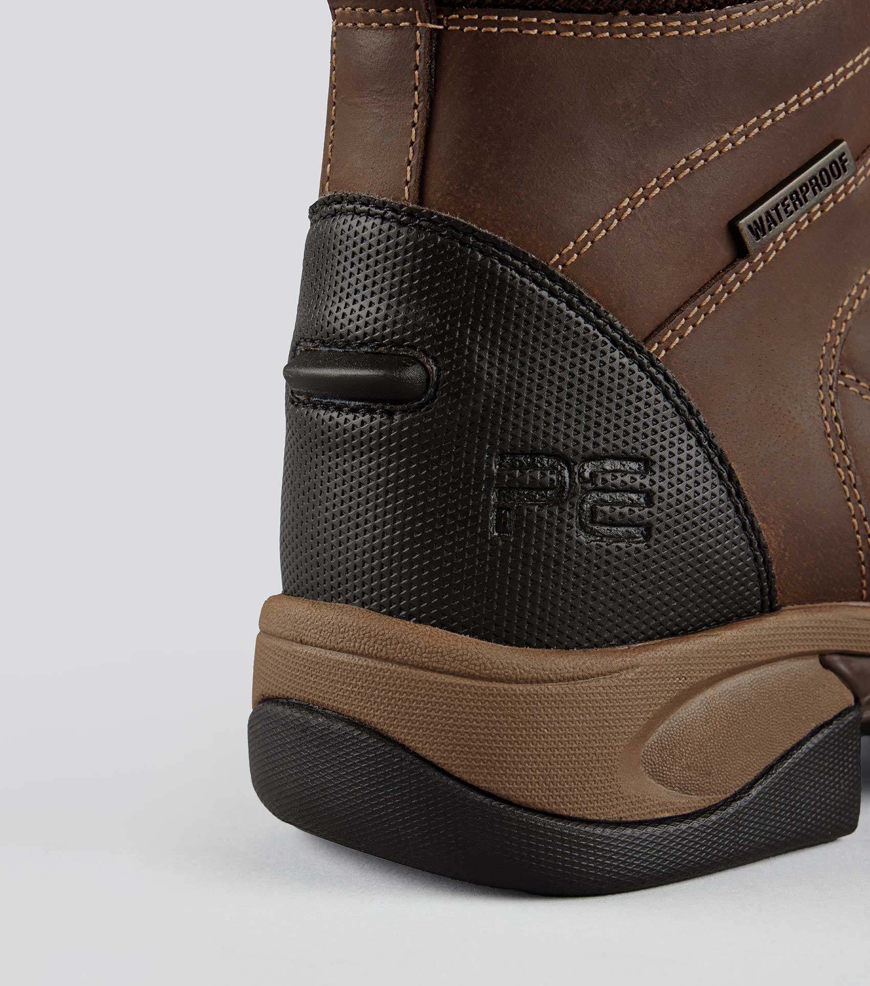 Borelli Waterproof Laced Boots Brown - Image 5
