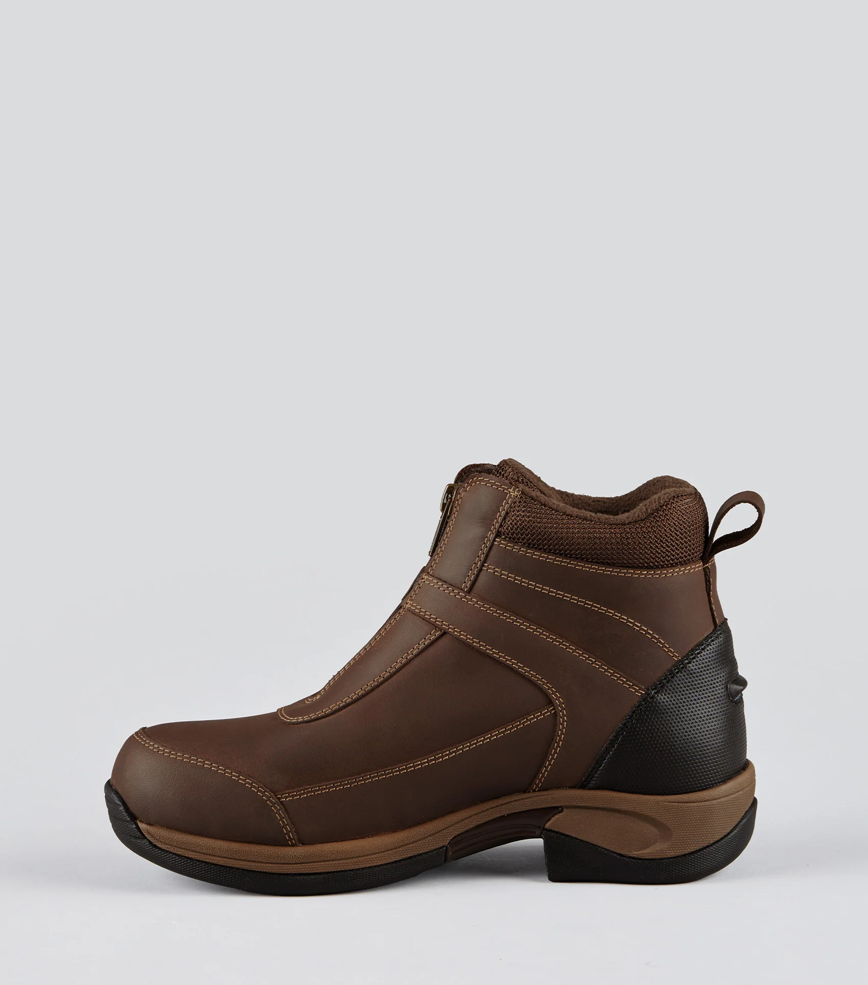 Borelli Waterproof Zipped Boots Brown - Image 3