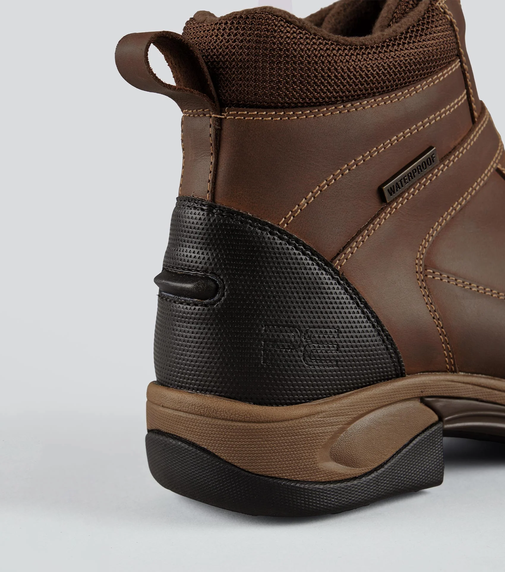 Borelli Waterproof Zipped Boots Brown - Image 5