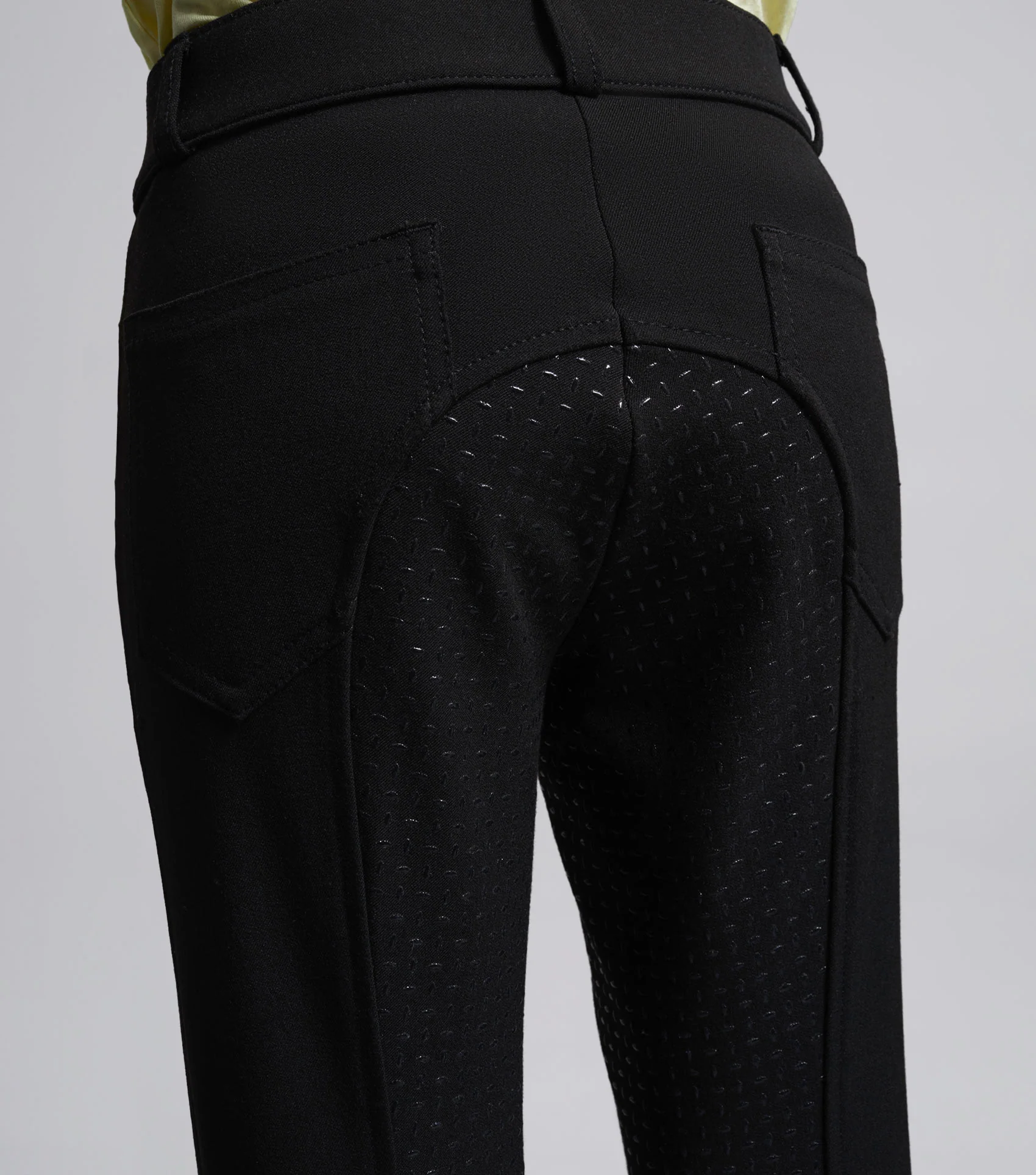 Brava Girls Full Seat Gel Riding Breeches Black - Image 3