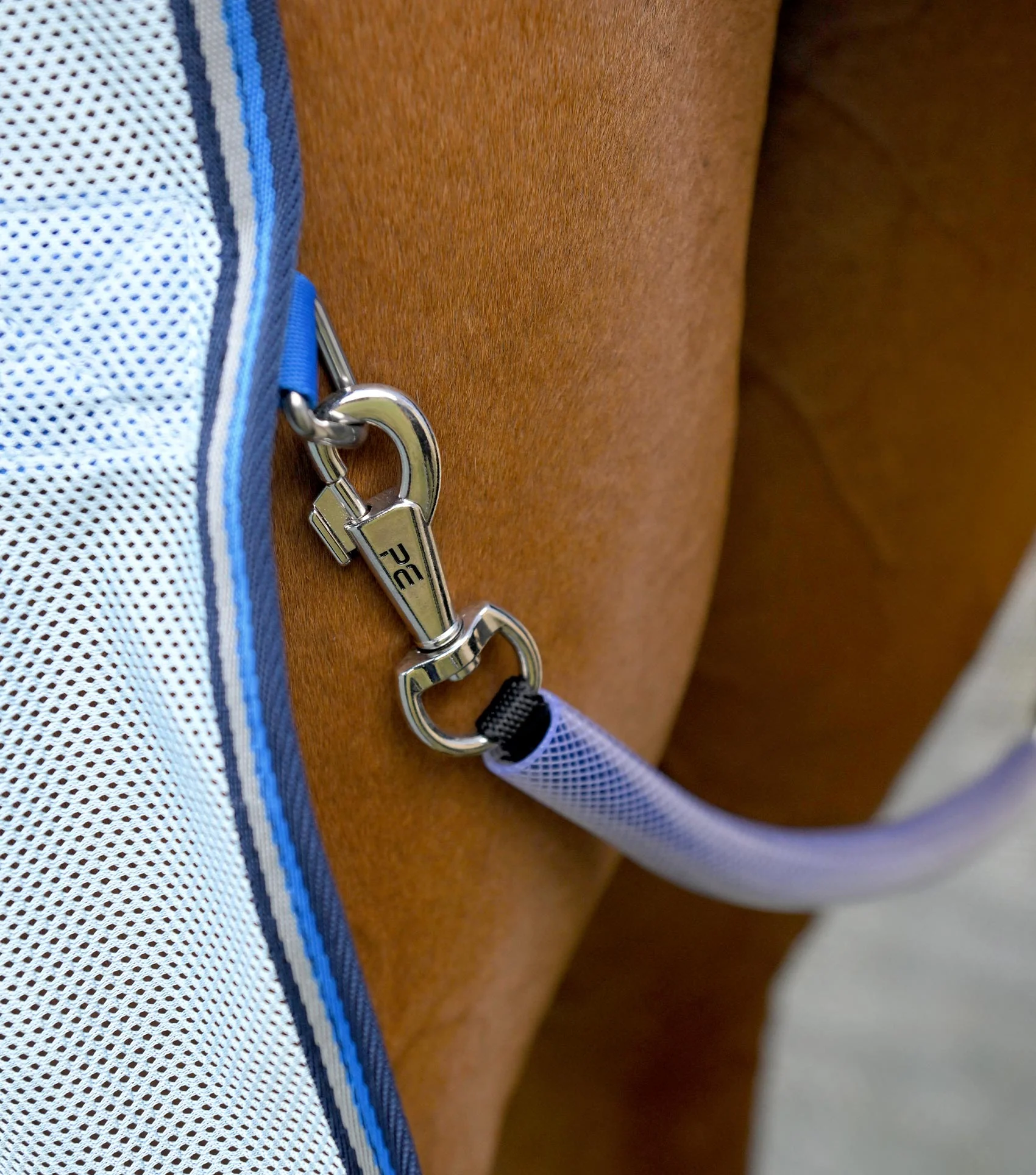Combo Bug Buster Fly Rug with Belly Flap Blue - Image 5